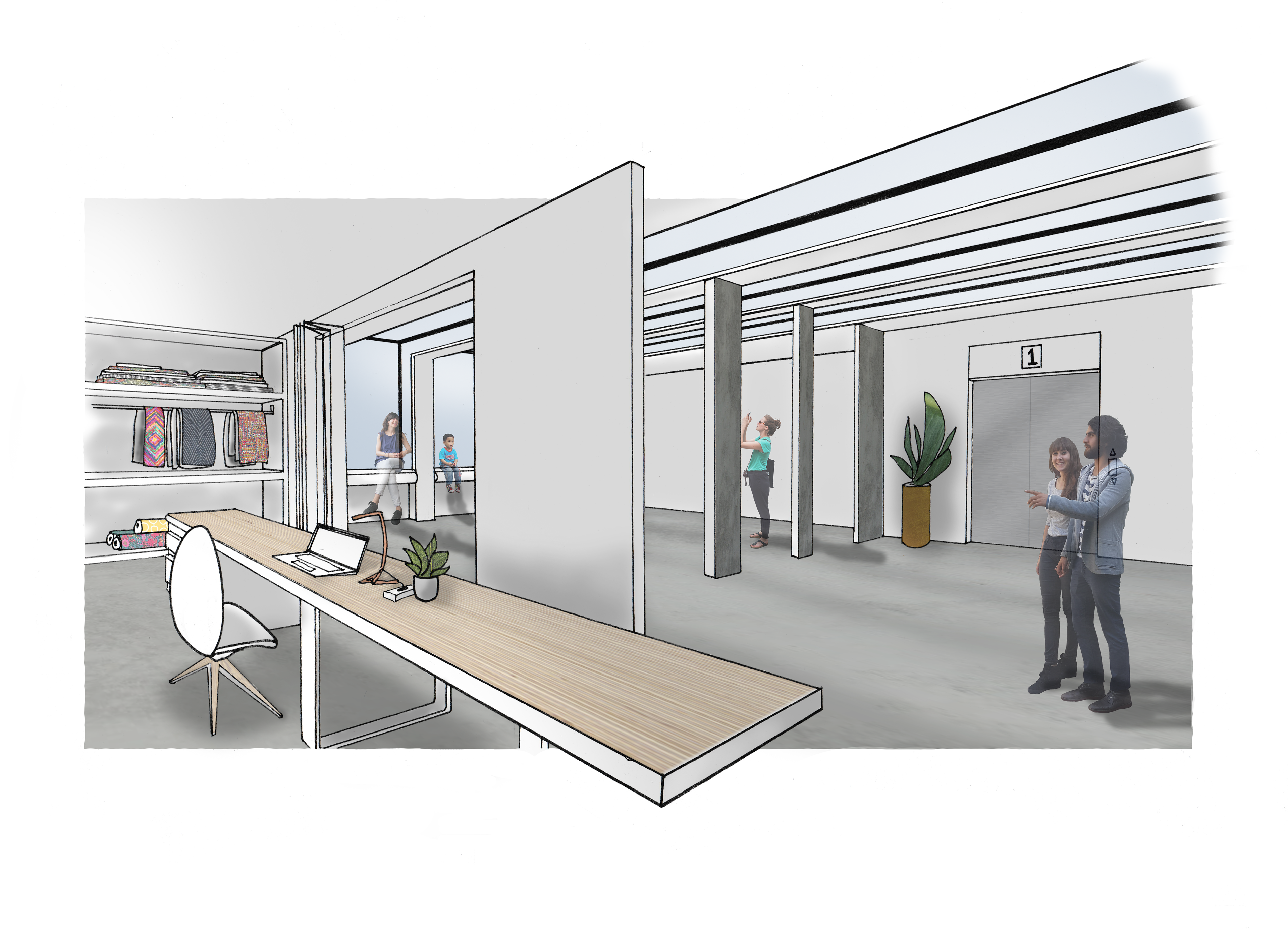 Design Studio at First Floor Level