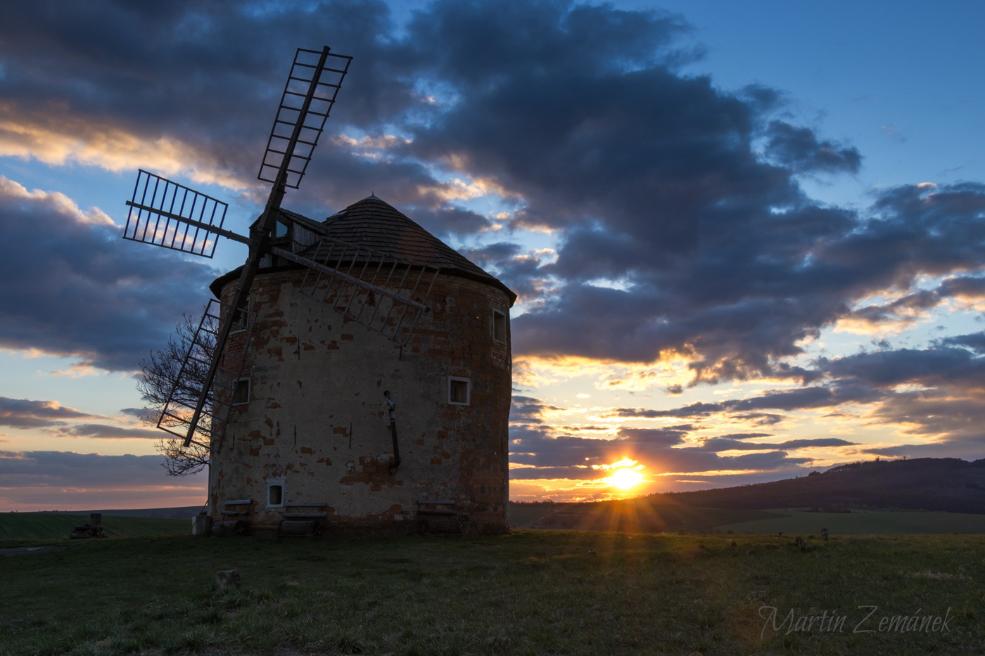 Větrný mlýn Kunkovice