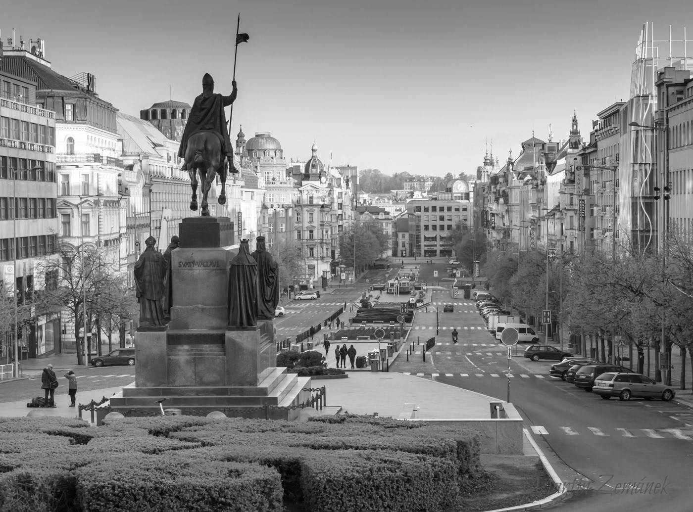 Václavské náměstí z Covidové doby