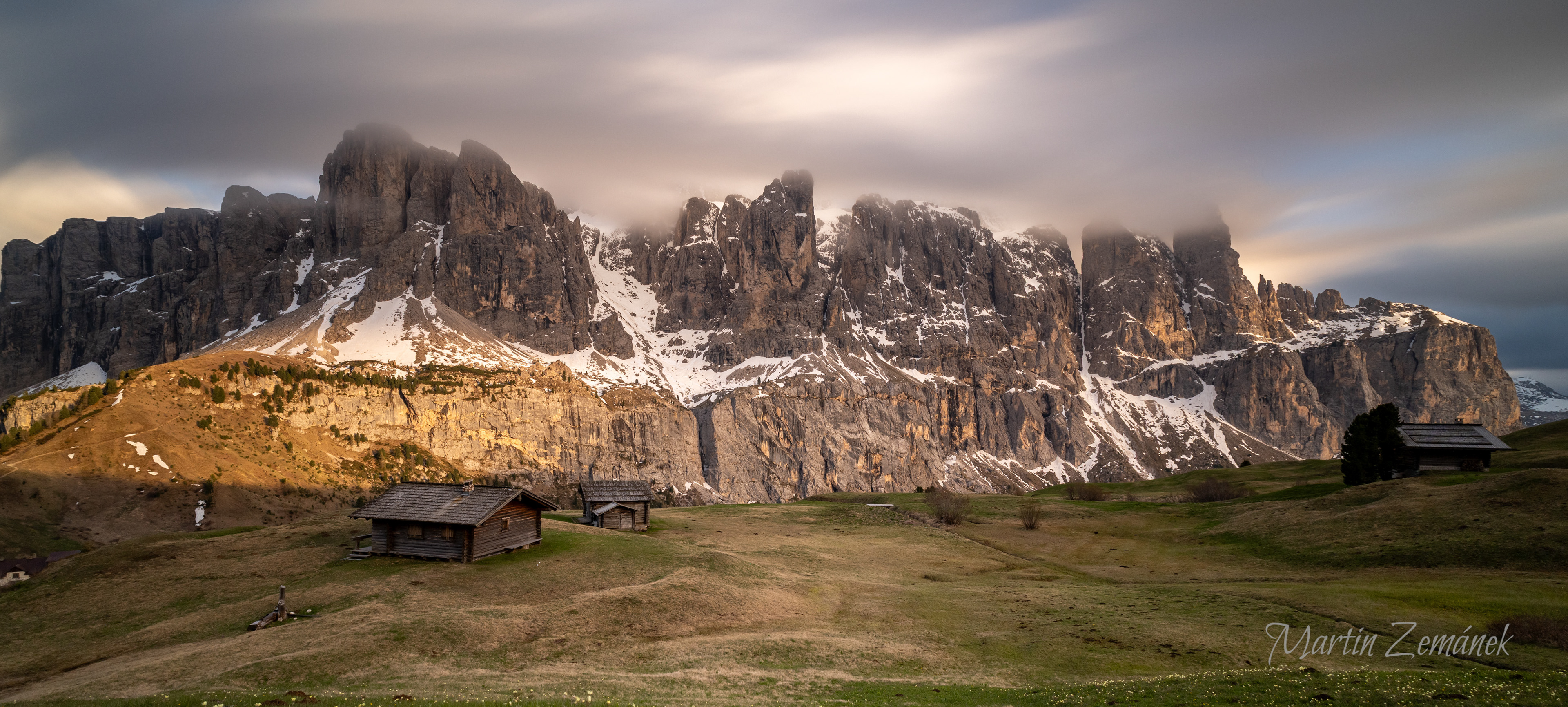 Passo Gardena - dlouhý čas