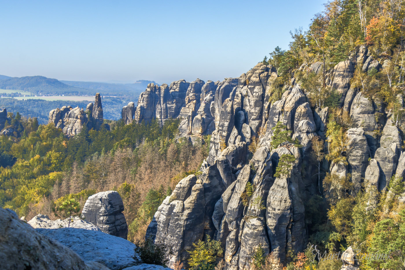 Česko-saské Švýcarsko - Křídelní stěny