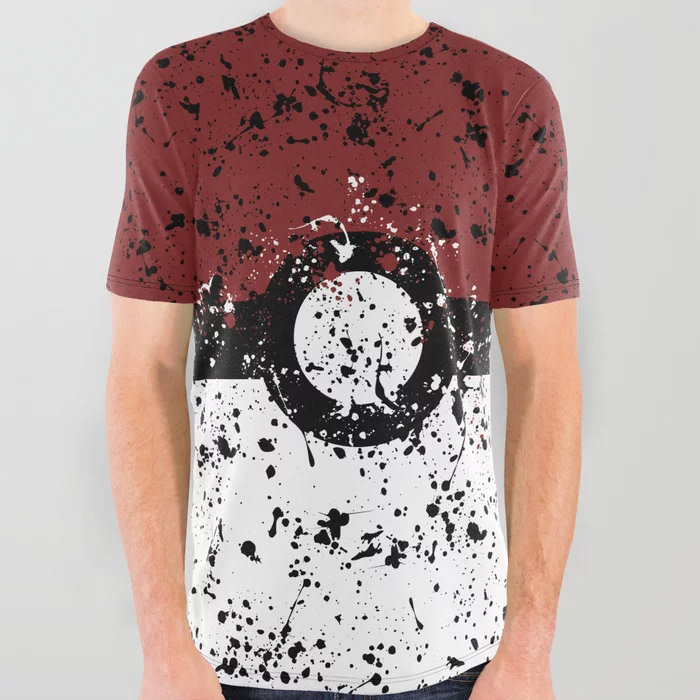 Poke Ball Splatter All Over Print