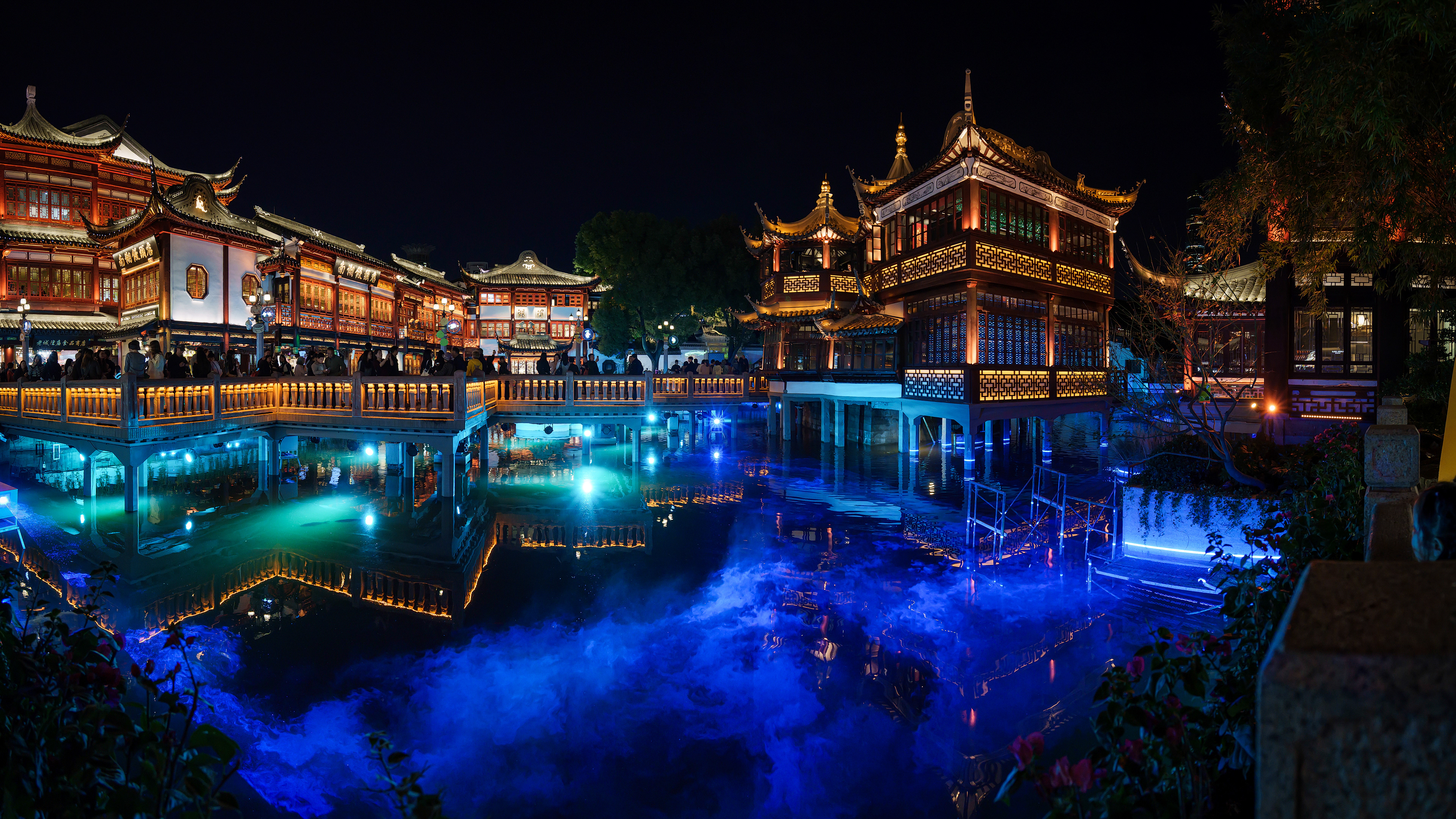 Puente ZigZag de Yuyuan, Shangái, China