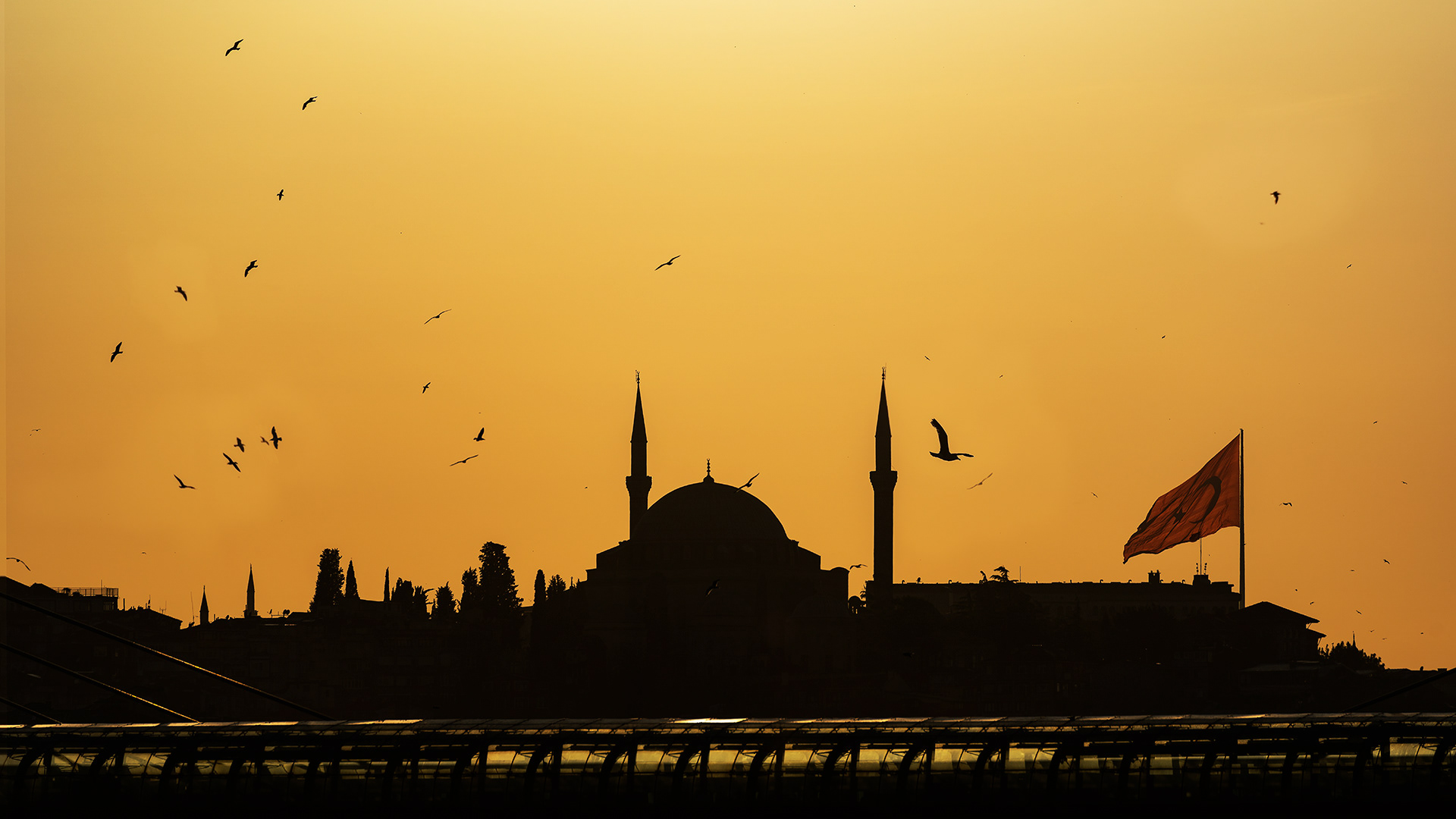 Siluetas en Estambul