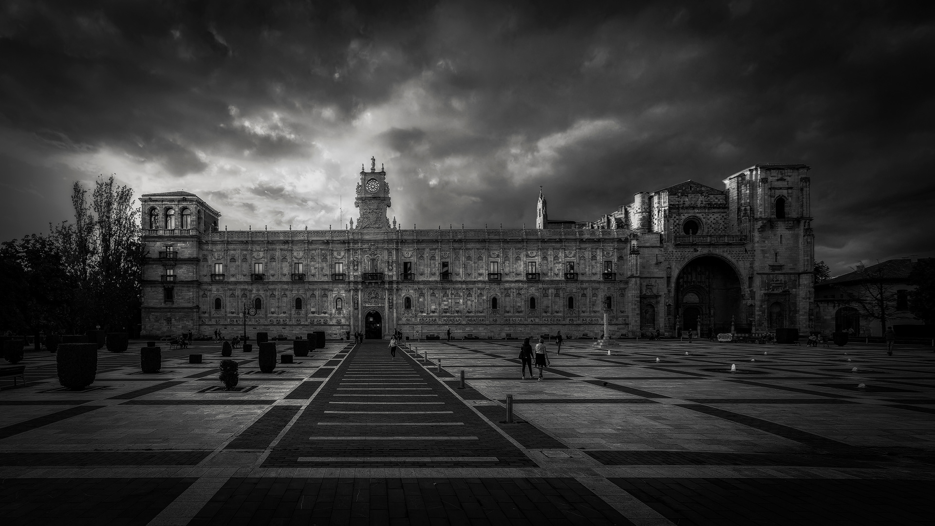 San Marcos en blanco y negro