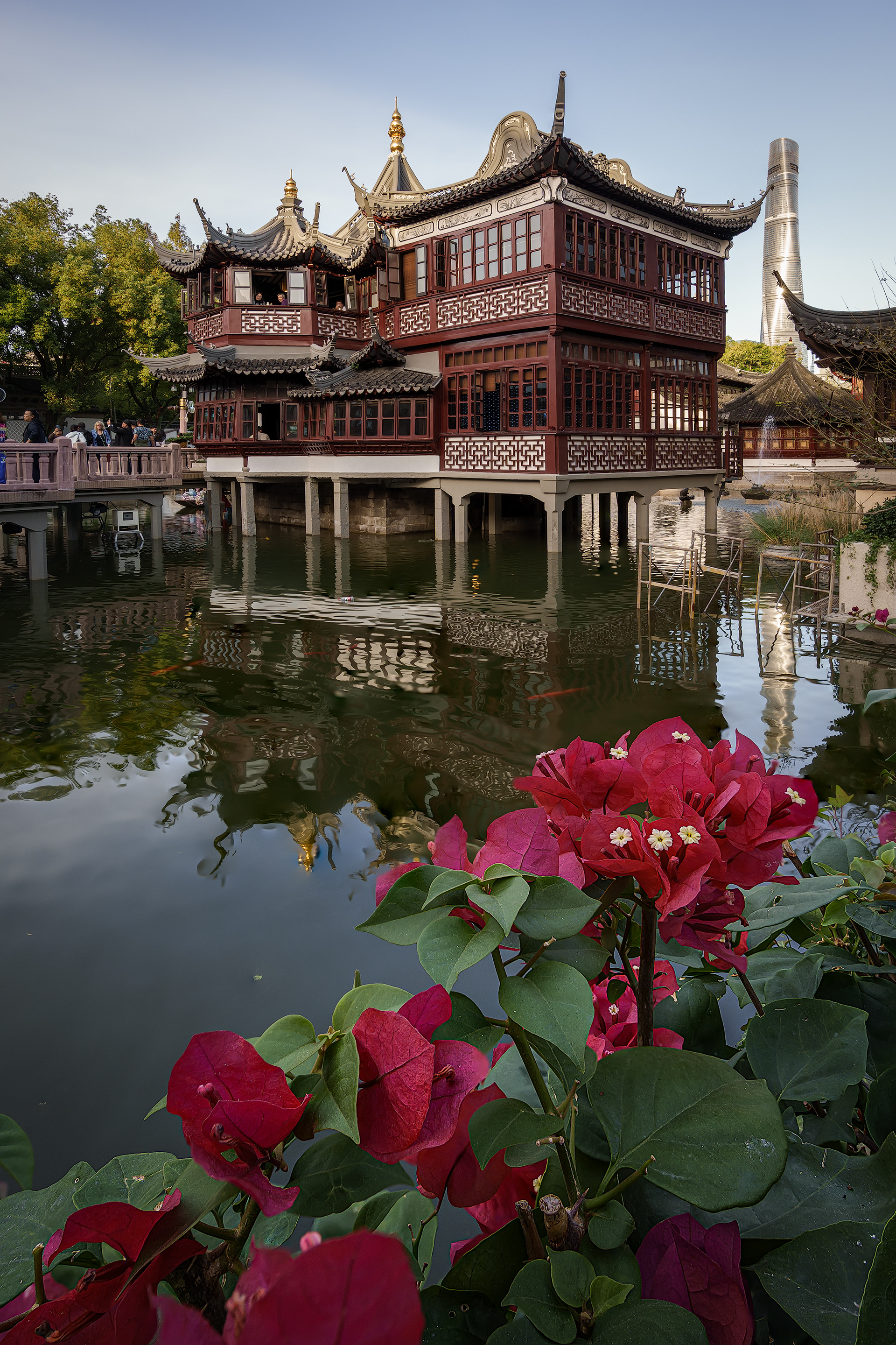 Puente ZigZag de Yuyuan, Shangái, China