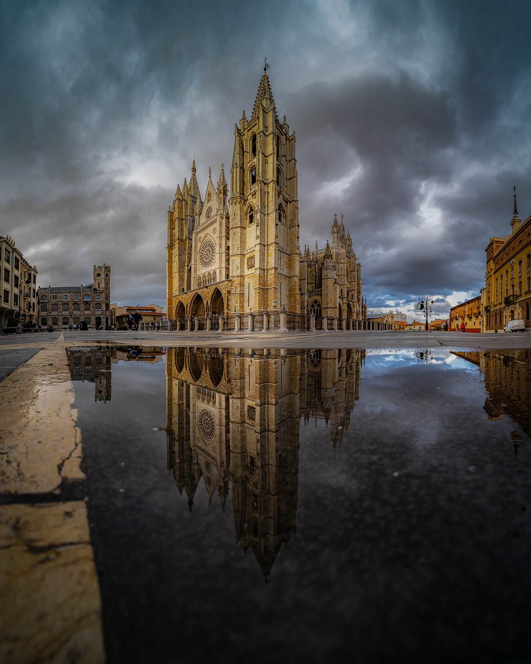 Espejo de agua de lluvia
