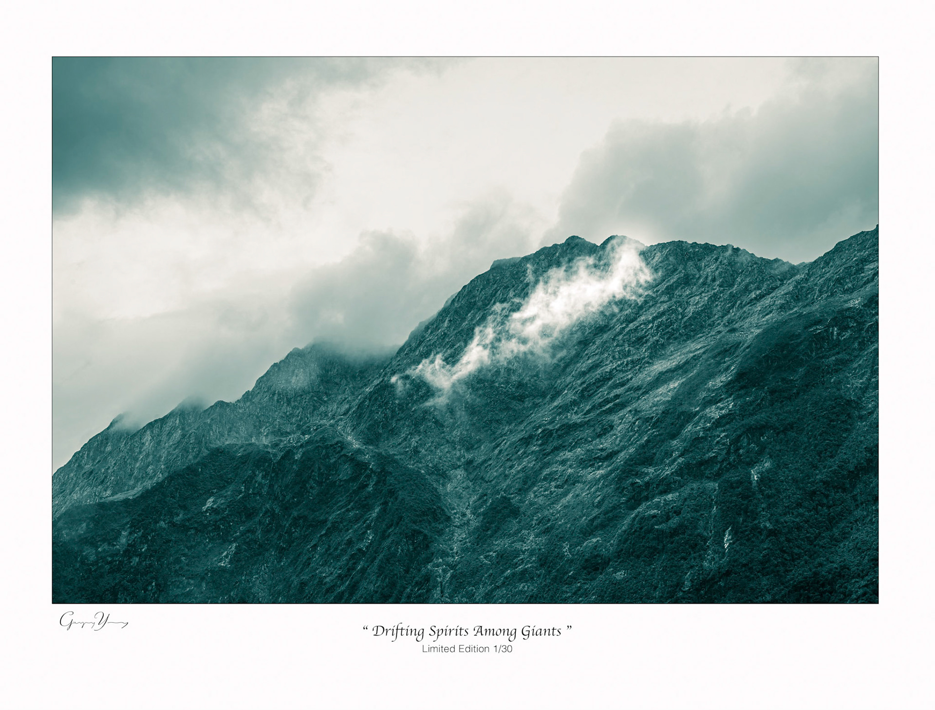 Limited Edition – small 1/30 – medium 1/15 – Large 1/5 © Gregory Young