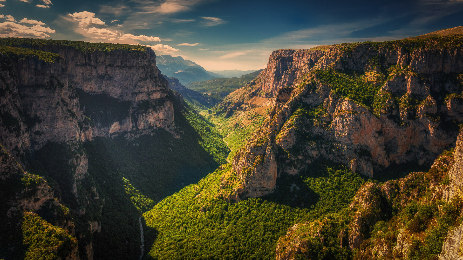 View of Vikos gorge