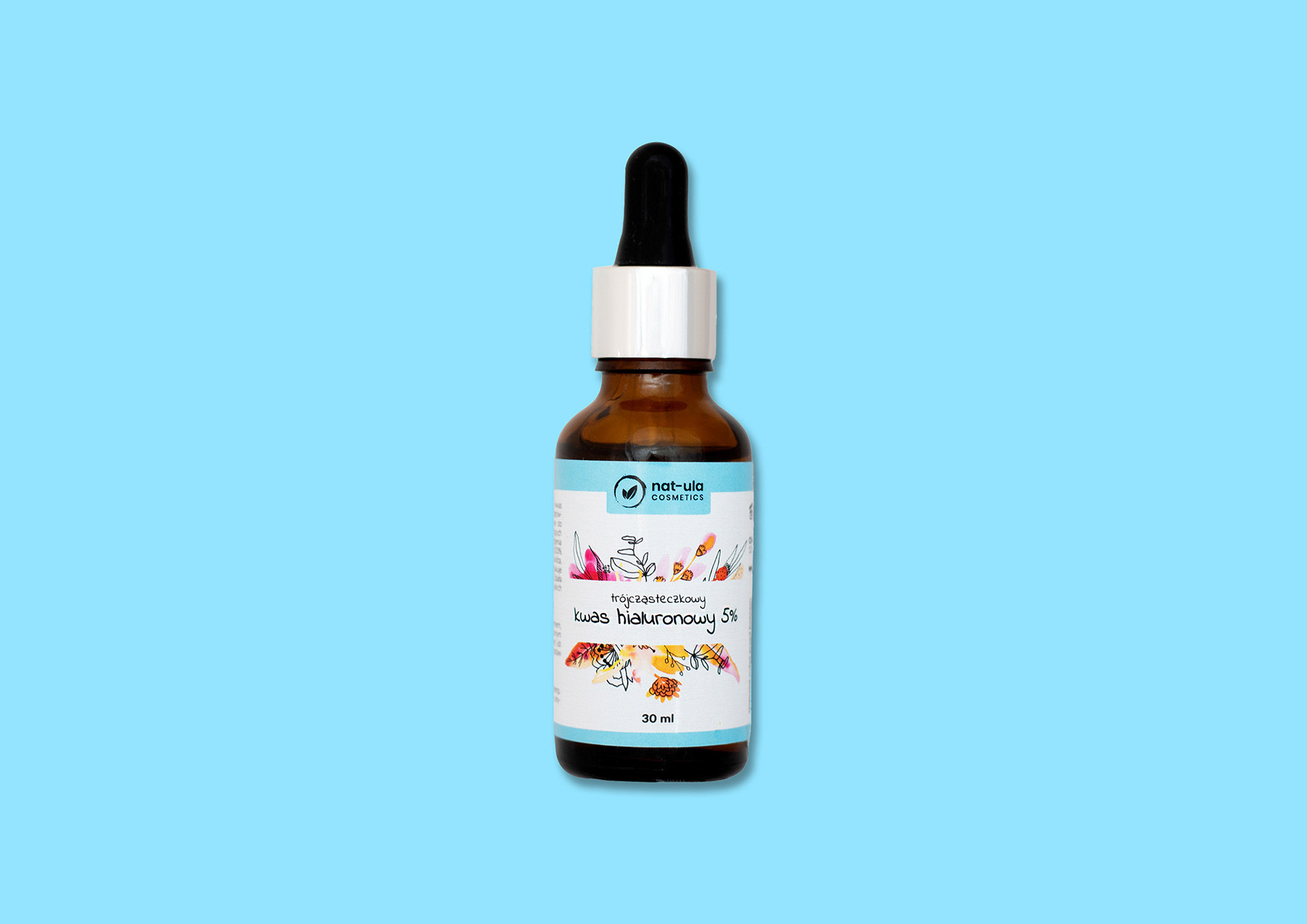 fotografia produktowa / packshot na kolorowym tle | kosmetyki naturalne nat-ula