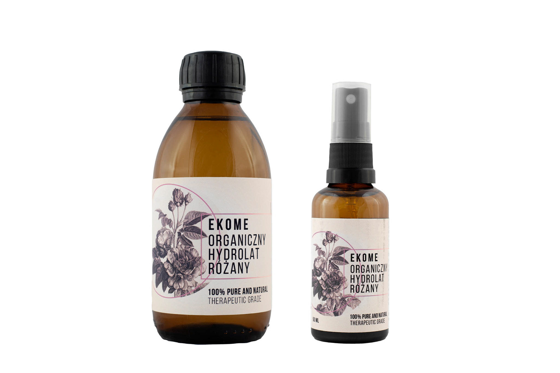 Packshot / zdjęcie produktowe | hydrolat różany Ekome
