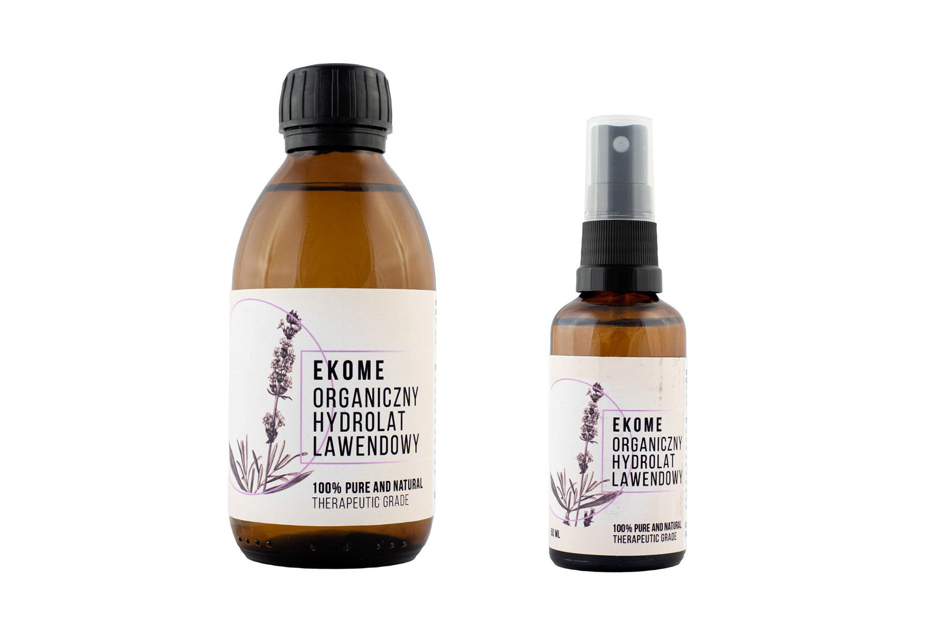 Packshot / zdjęcie produktowe | hydrolat lawendowy Ekome