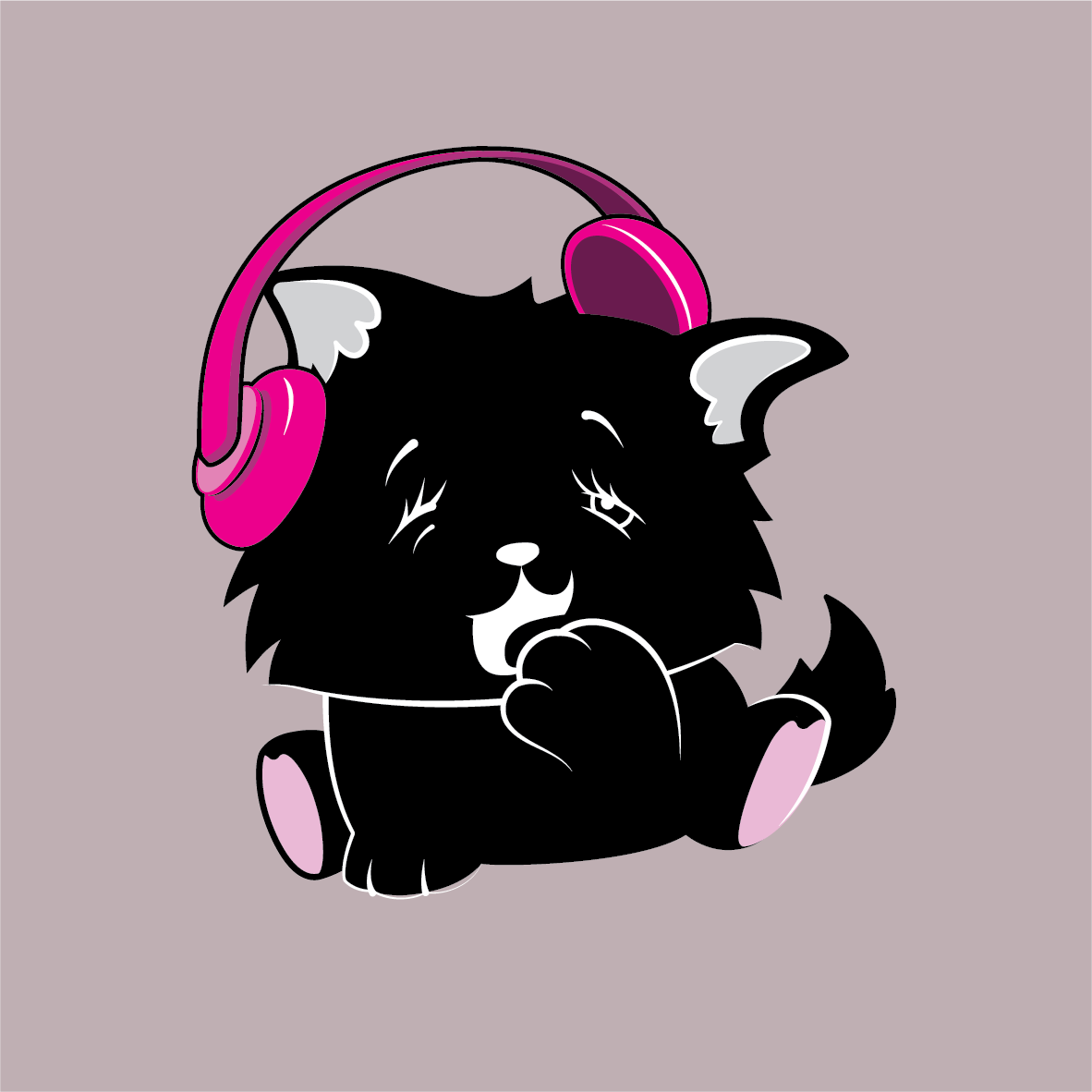 a Sleepy Cat emoji for a client
