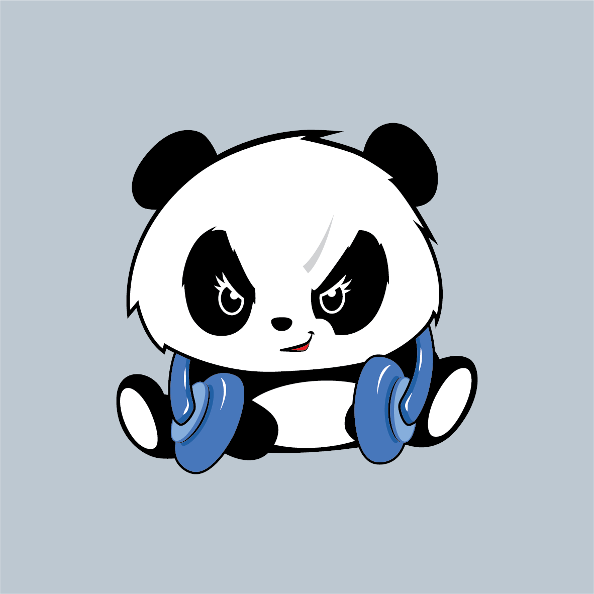 a Mischievous Panda emoji for a client