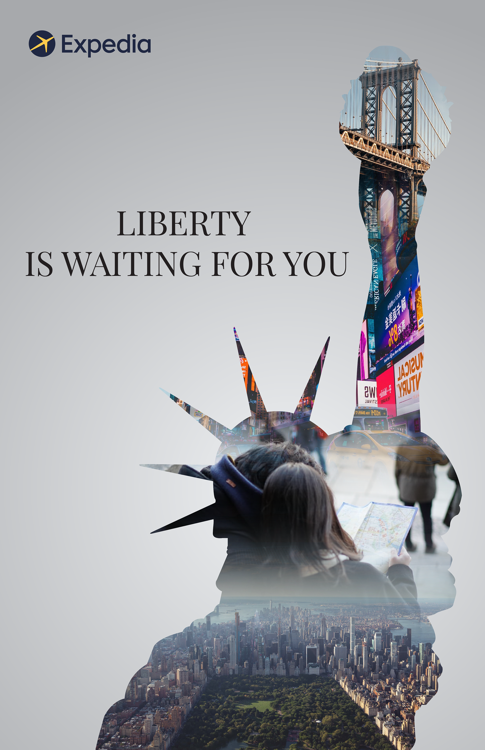 Concept poster art for Expedia