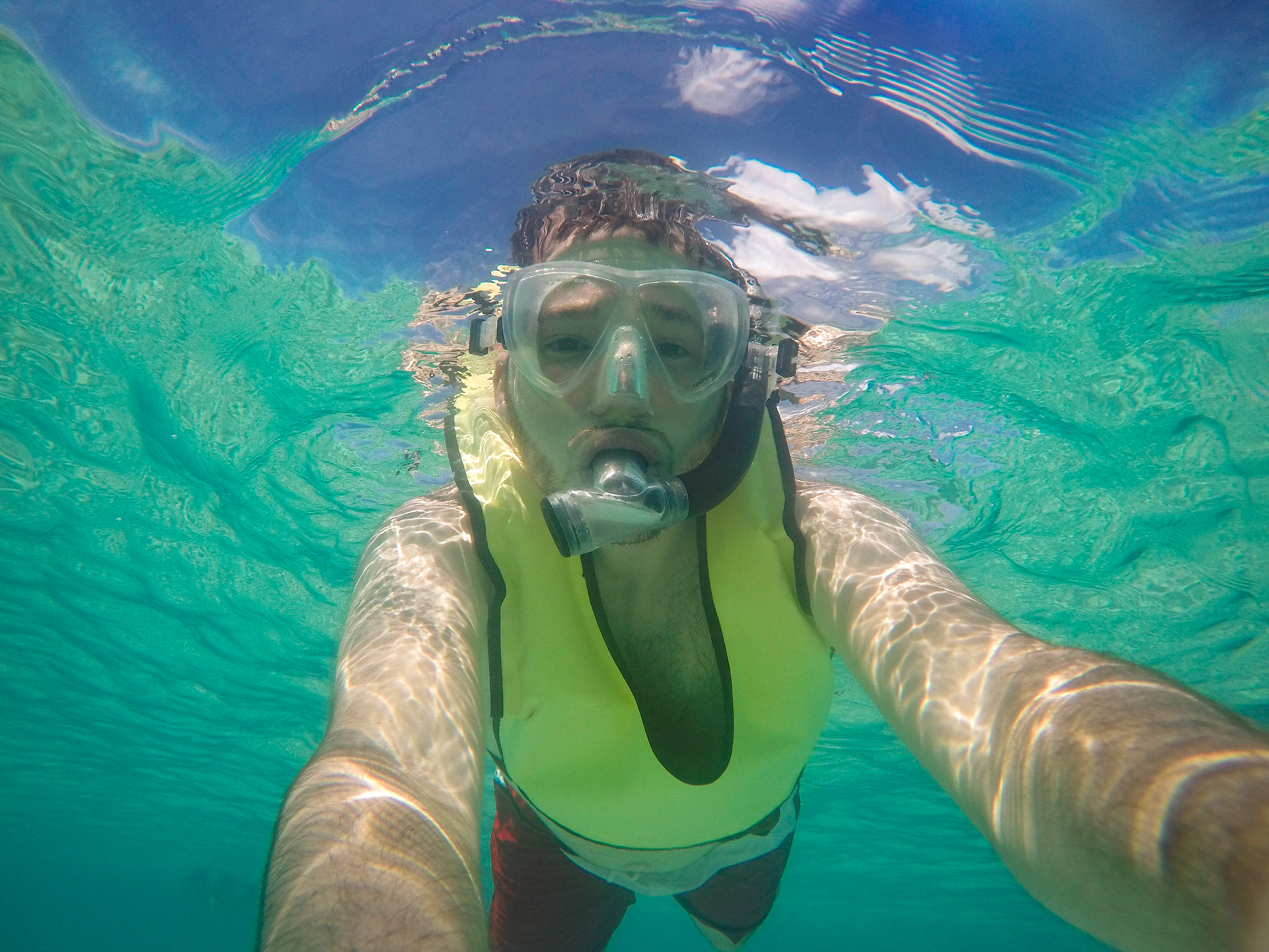 Scuba Selfie at Castaway Cay