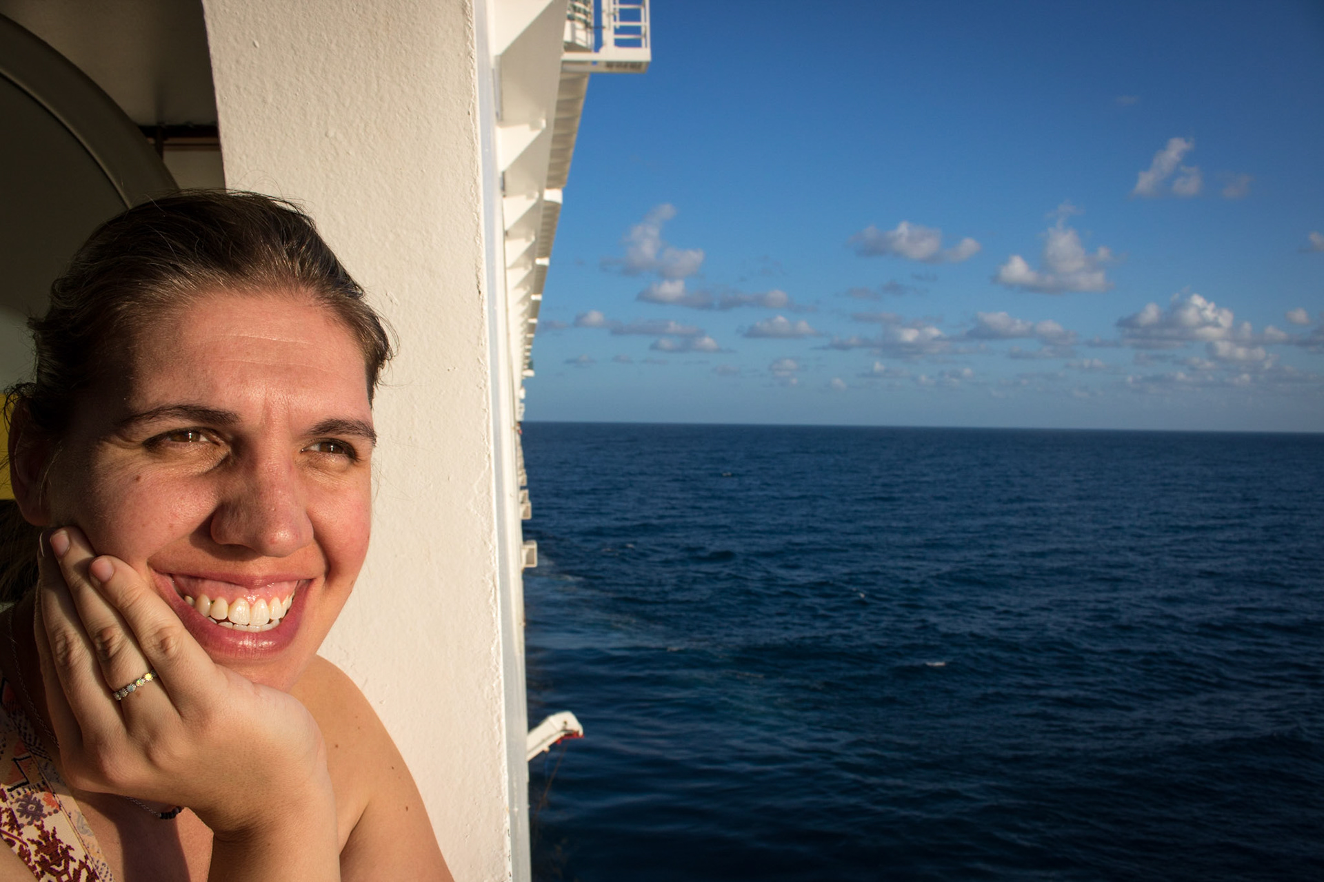 Tanis looks out at the sea