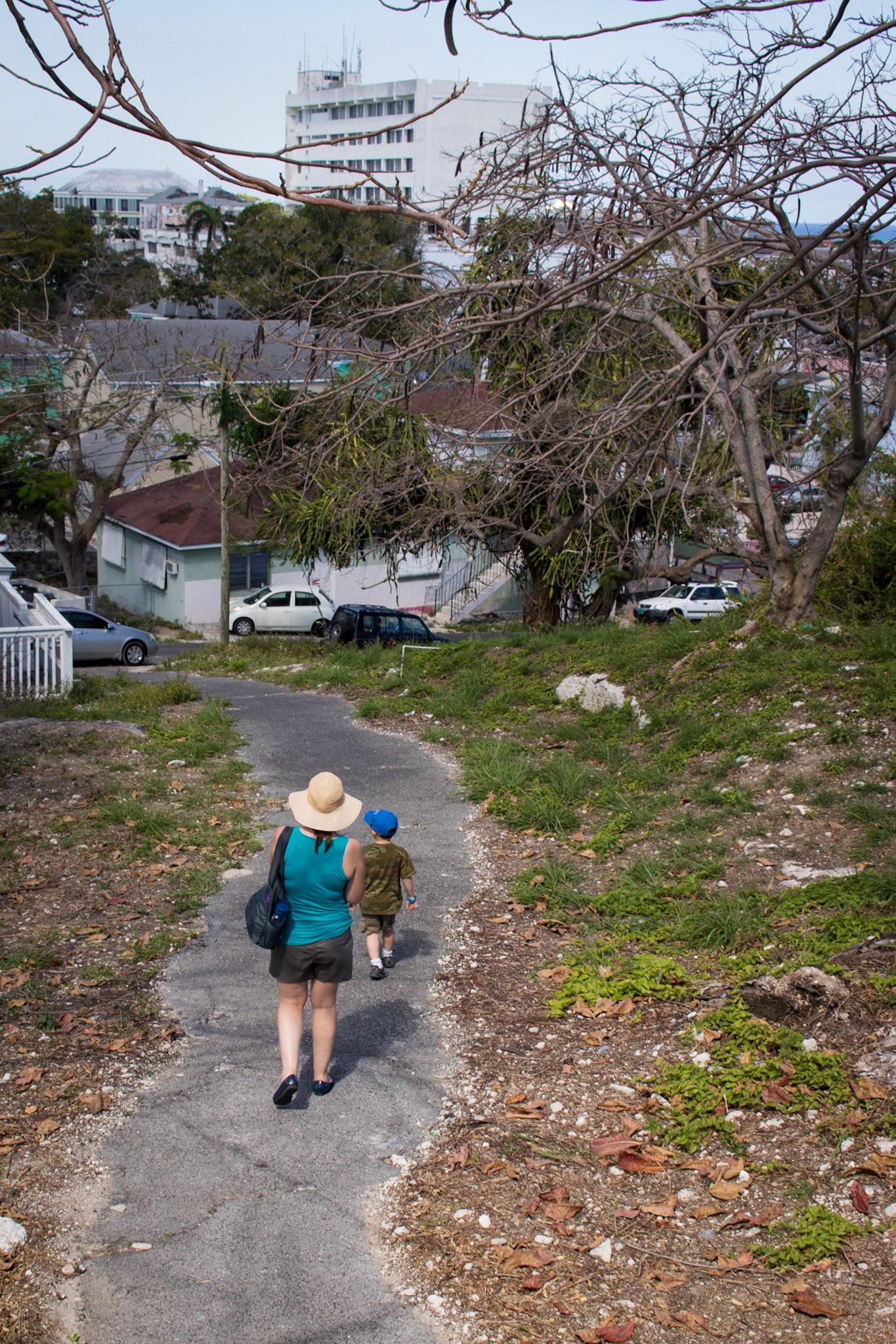 Walking back to the harbor