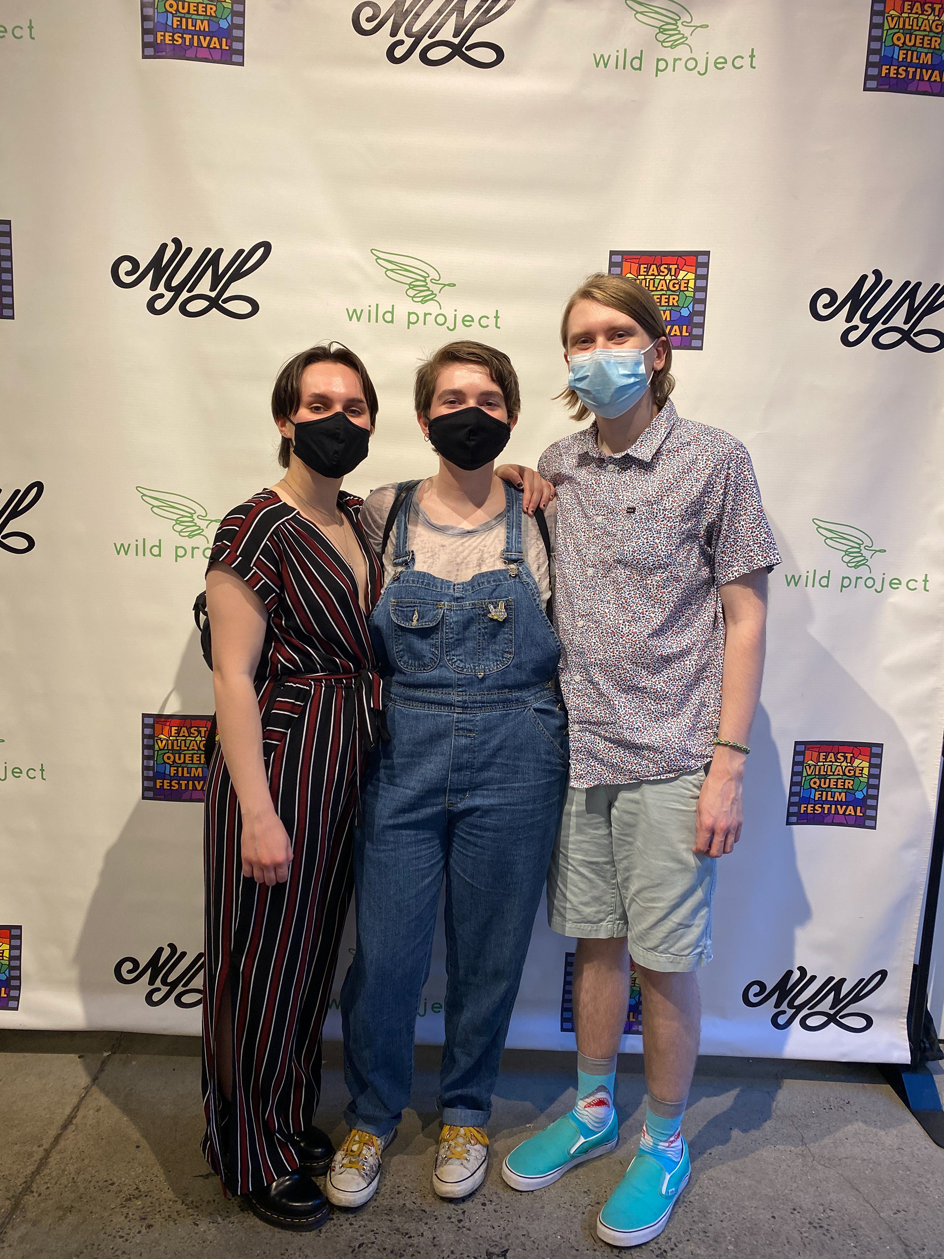 Attending the premiere of "Apparition" at EVQ, August 2021