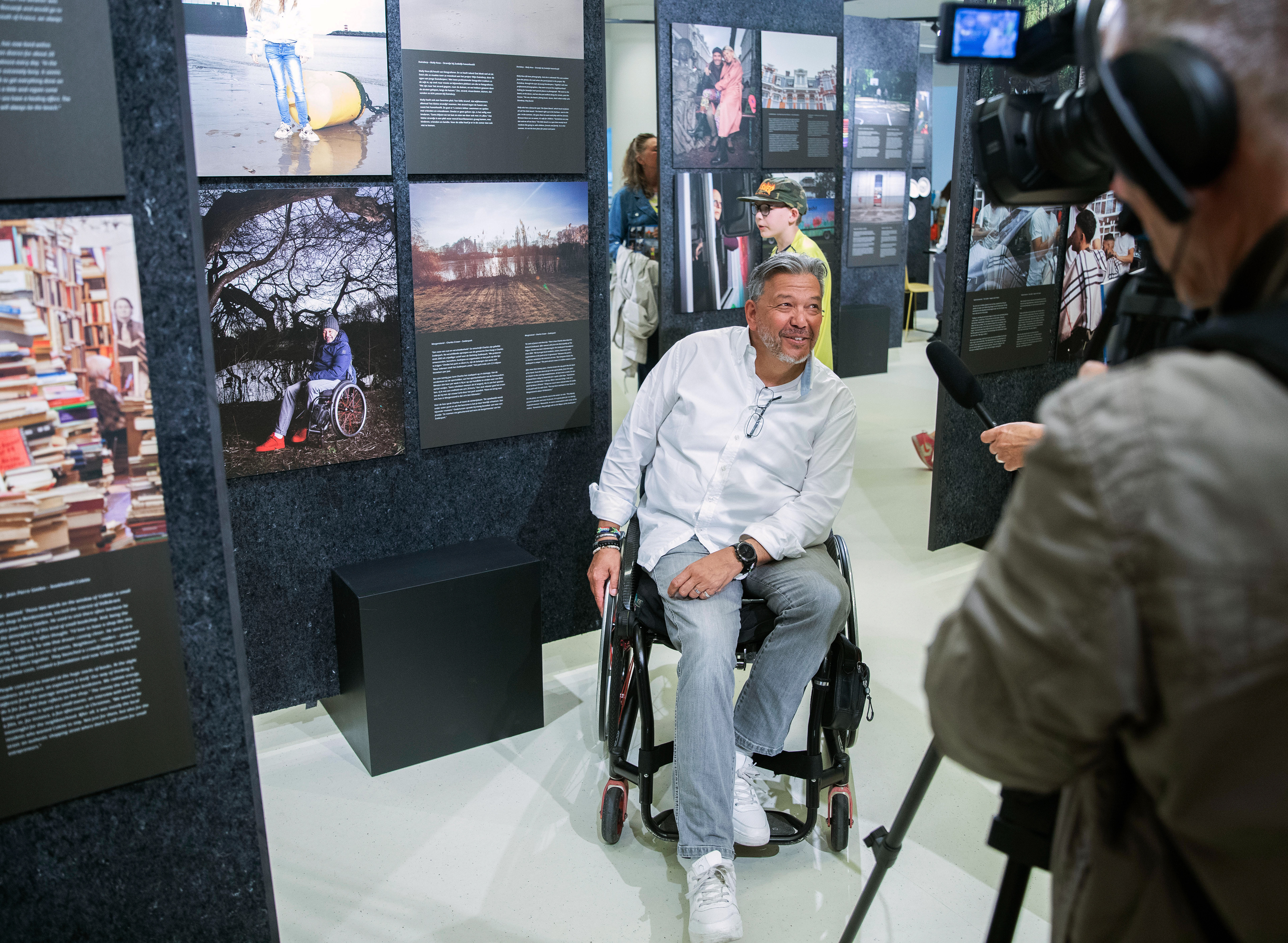 Tentoonstelling Haagse Mensen in de Centrale Bibliotheek van Den Haag, 2024