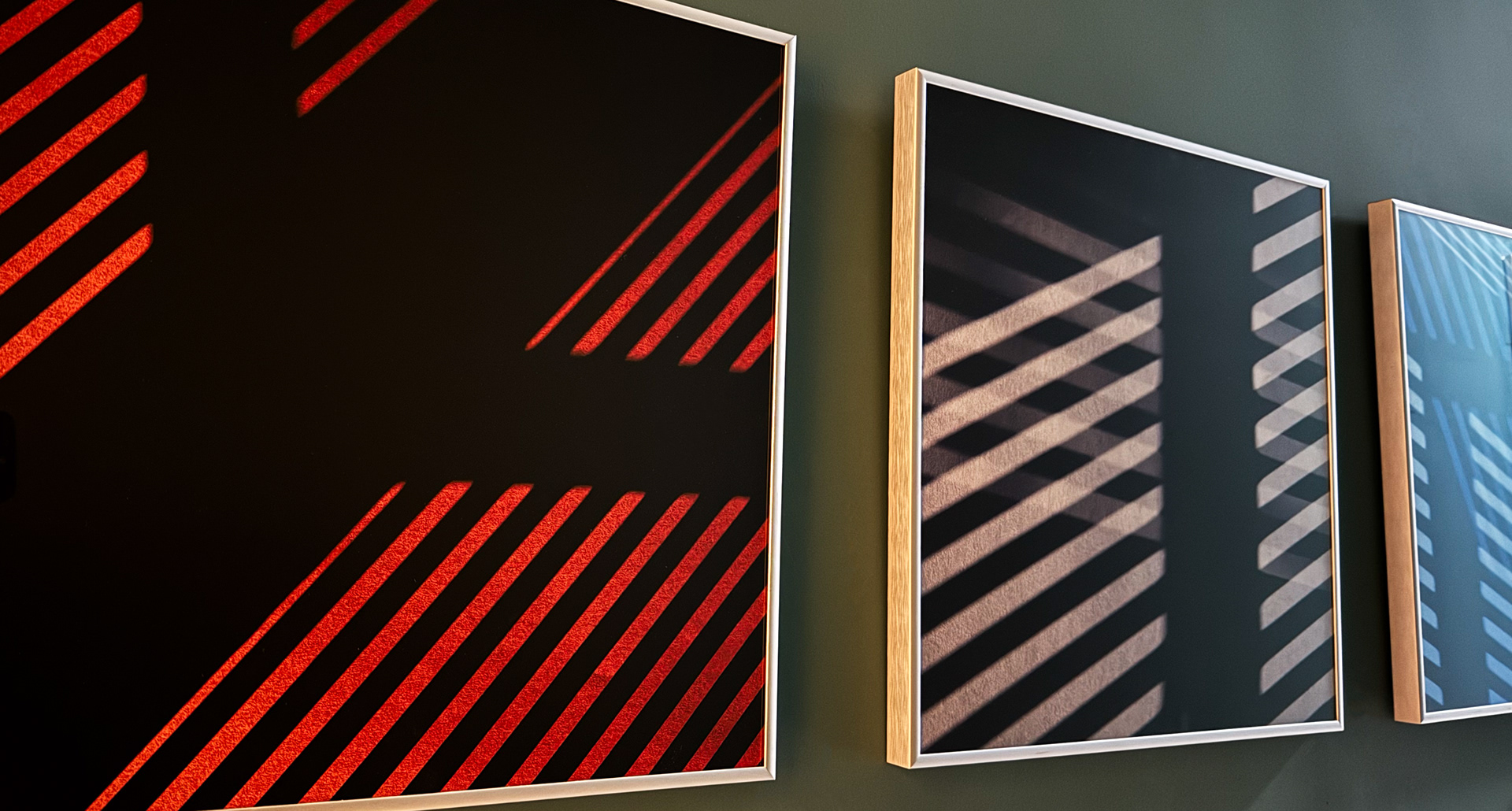 In private collectie: Nr 21, 15 & 23, Inkjet, Hahnemühle Photo Rag Bright White, 40 x 40 cm, editie van 8