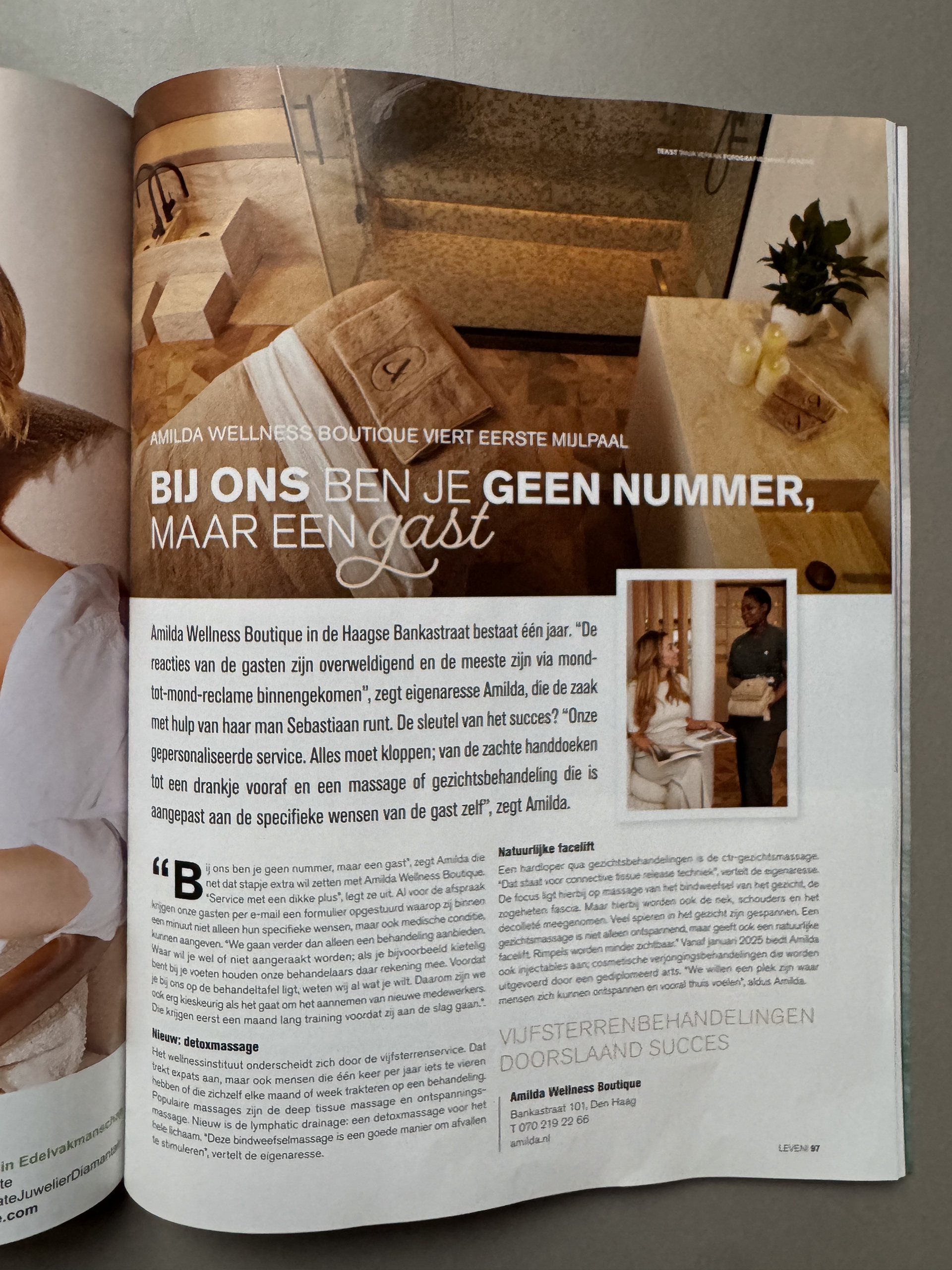 Publicatie in Leven magazine, winter, 2024 / 2025
