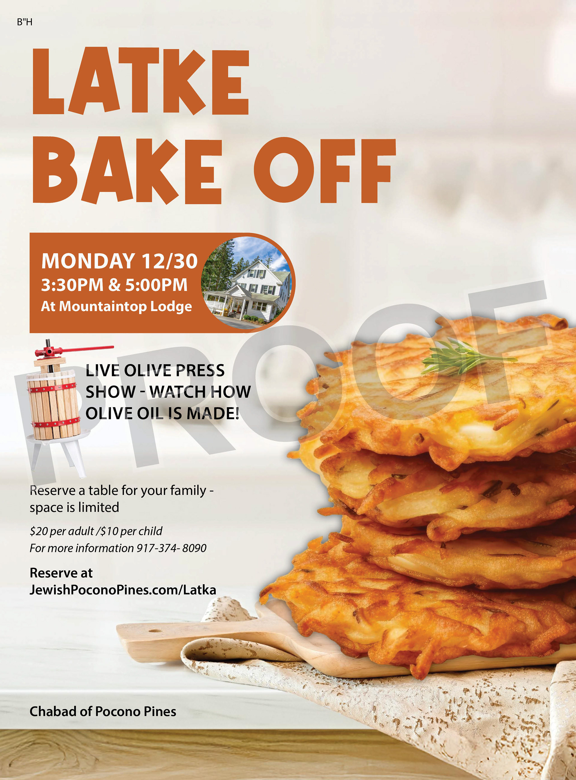 Latke Bake Off