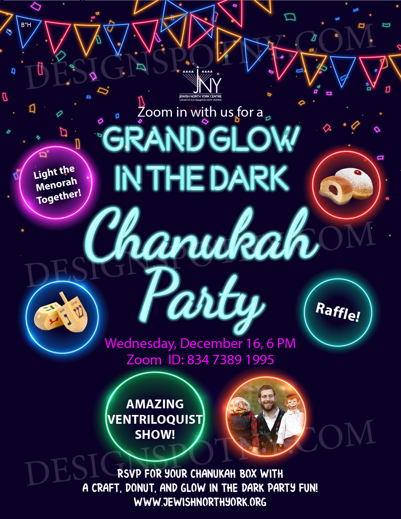 Chanukah Glow in the Dark 2