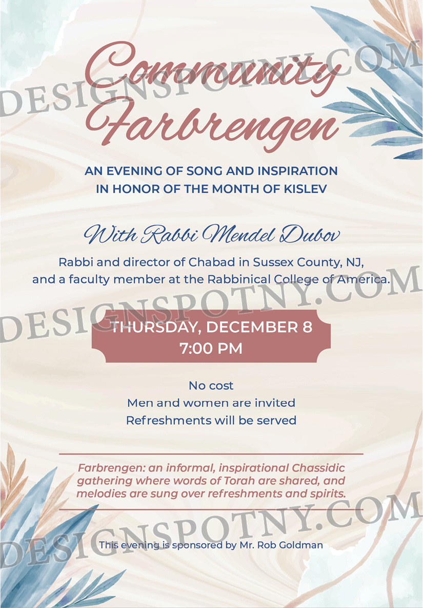 Community Farbrengen 1 