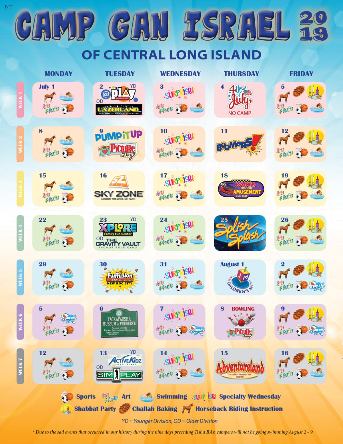 Camp Calendar 3