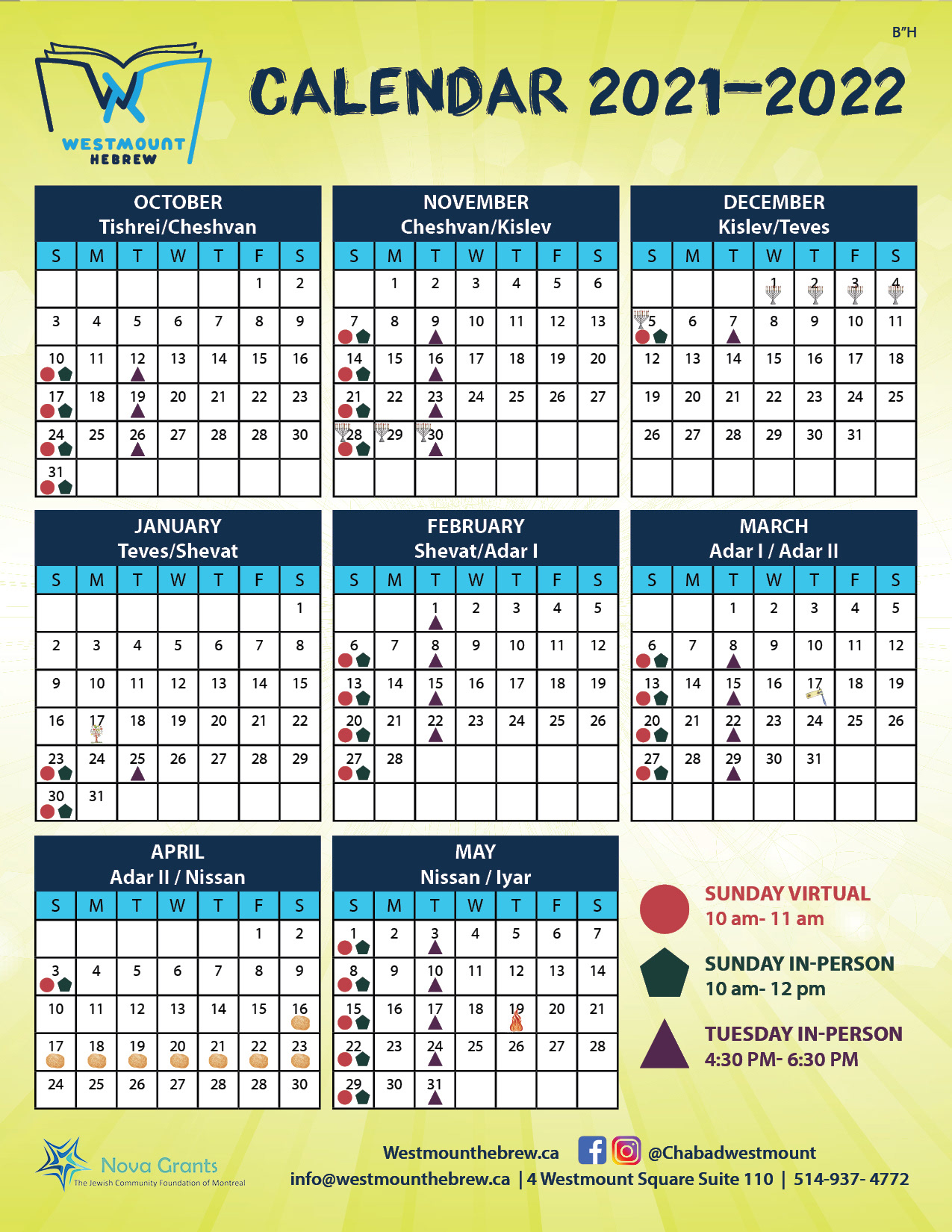 3 Tracks Calendar
