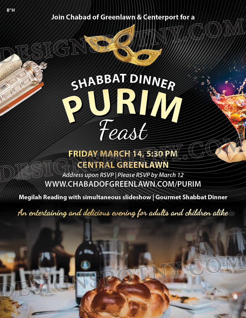 Purim Shabbat Dinner