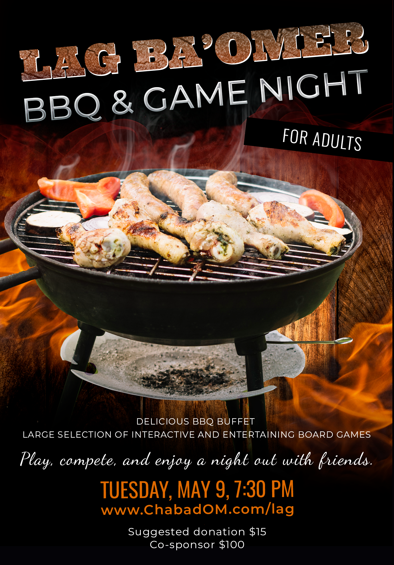Lag Baomer BBQ Game night