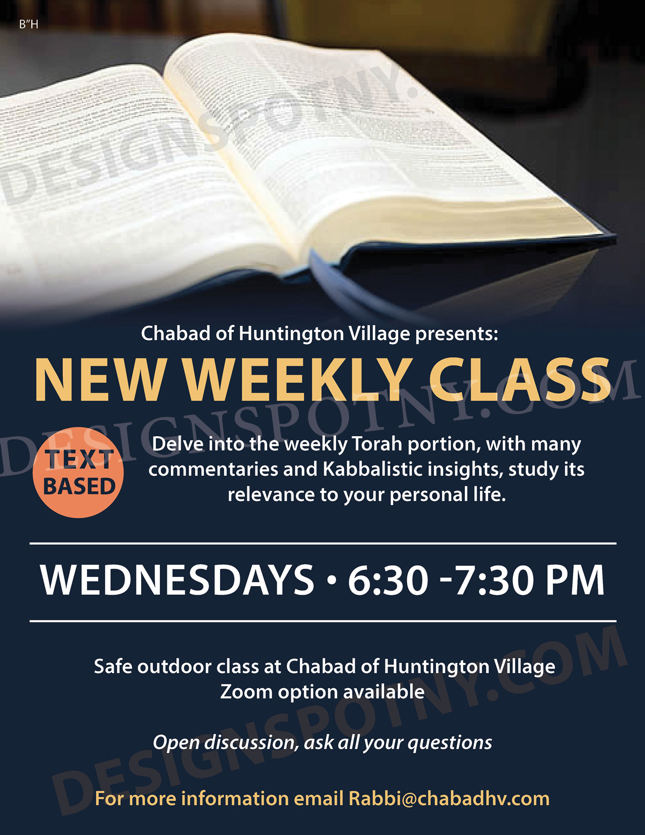 New Weekly Class