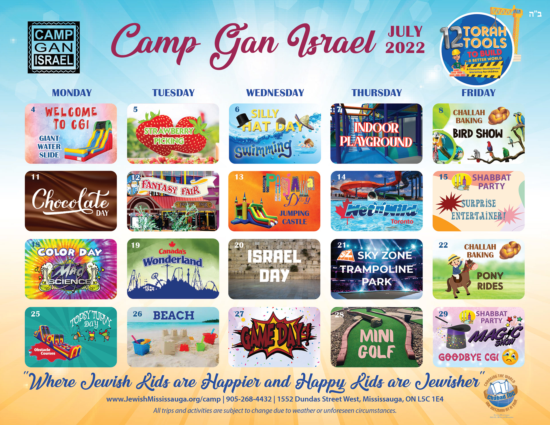 Camp Calendar 5