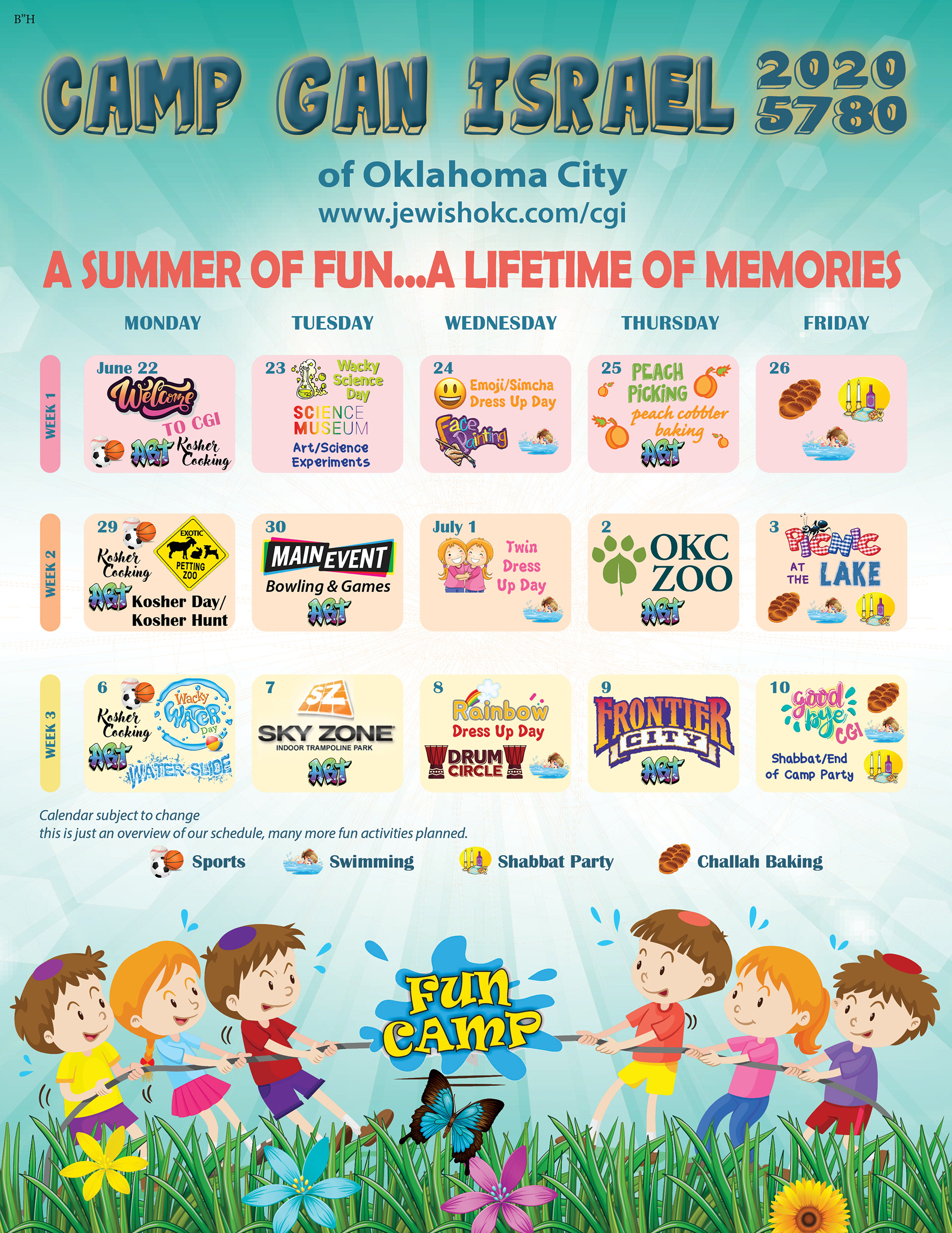 Camp Calendar 2