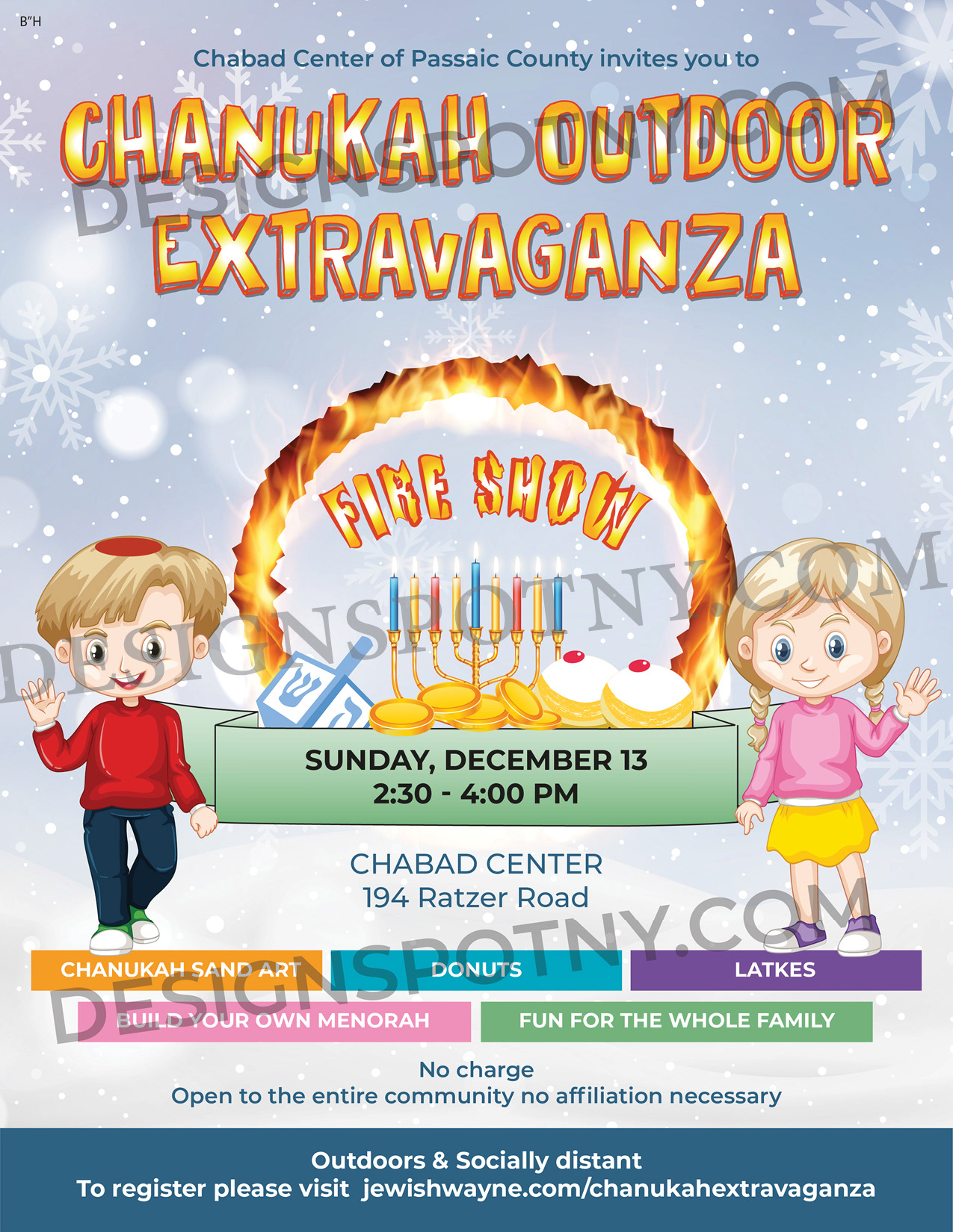 Chanukah Outdoor Extravangza