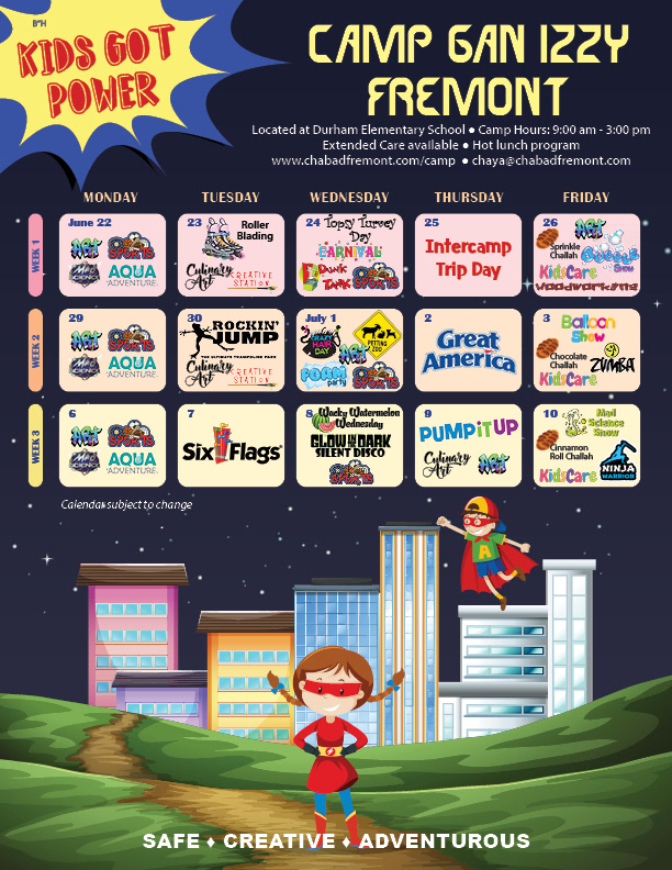Kids Got Power Calendar 2