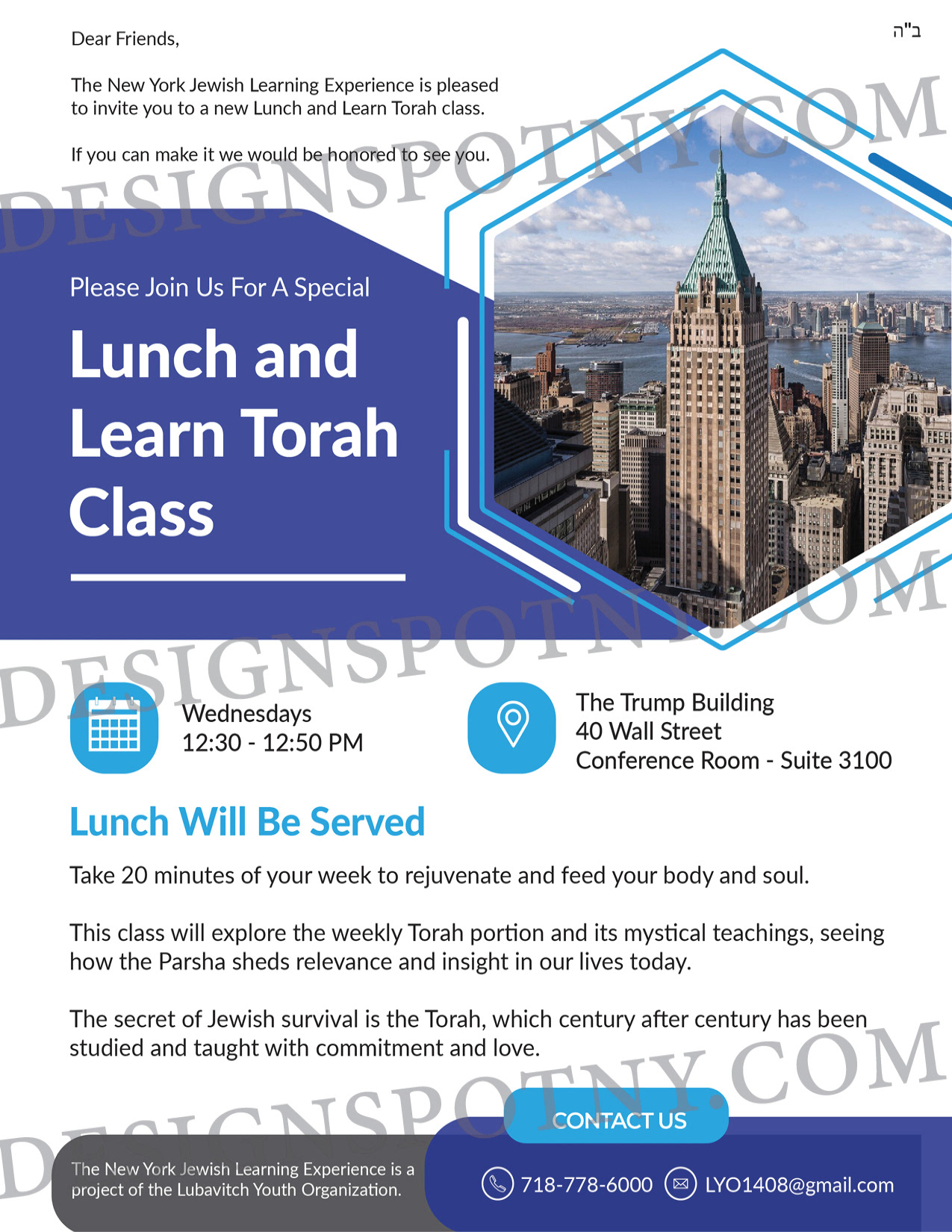 Lunch and Learn Class 2