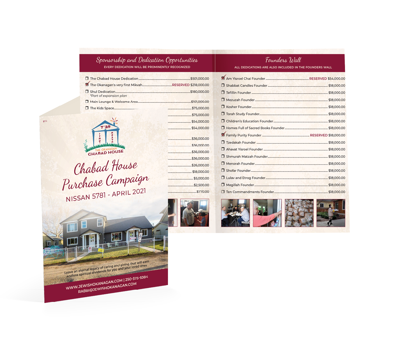 Chabad House Purchase Campaign