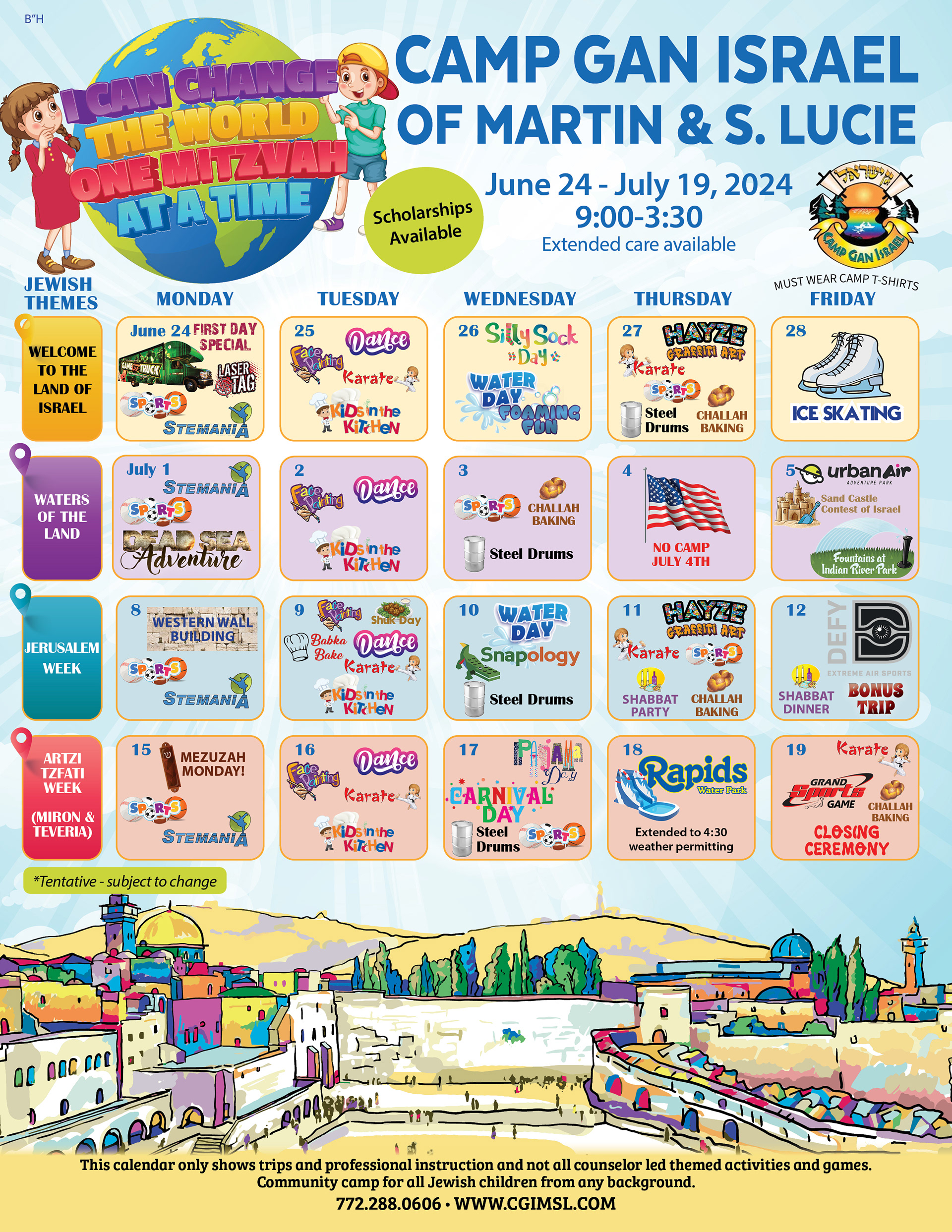 Israel Calendar 1