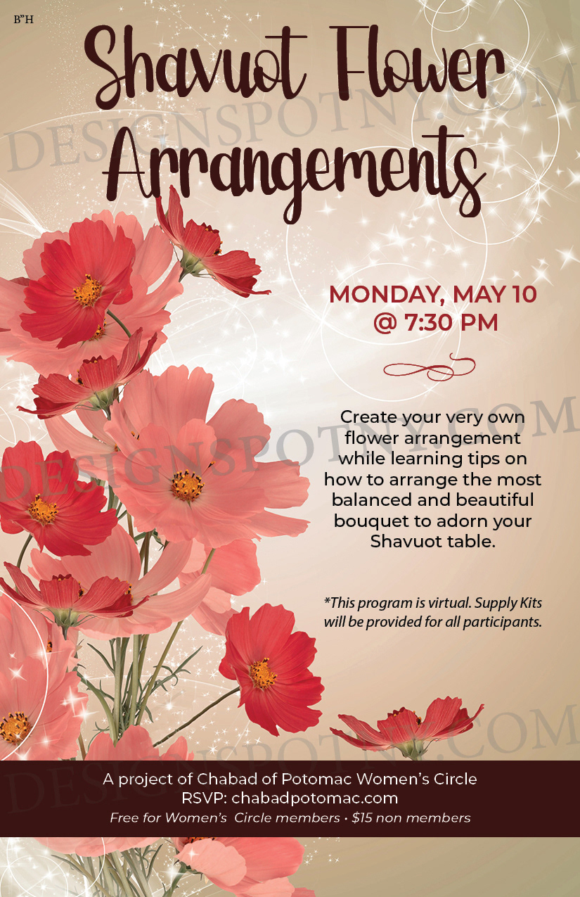 Shavuos Flower Arrangements