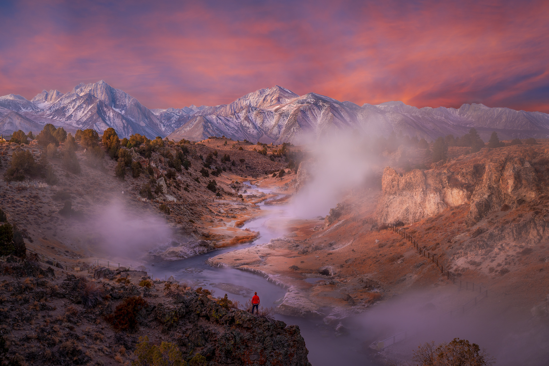 Eastern Sierras, Hot Creek, Mammoth Lakes