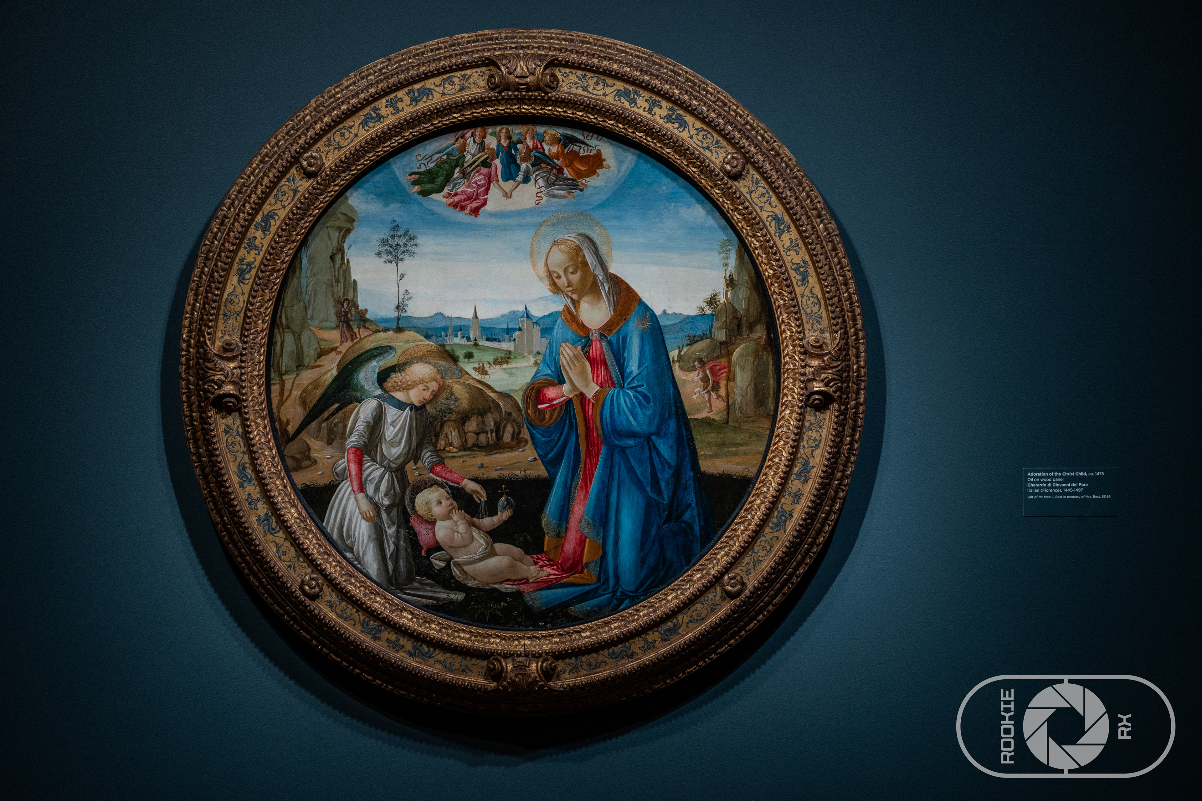 Adoration of the Christ Child, 1475 by Gherardo di Giovanni del Fora