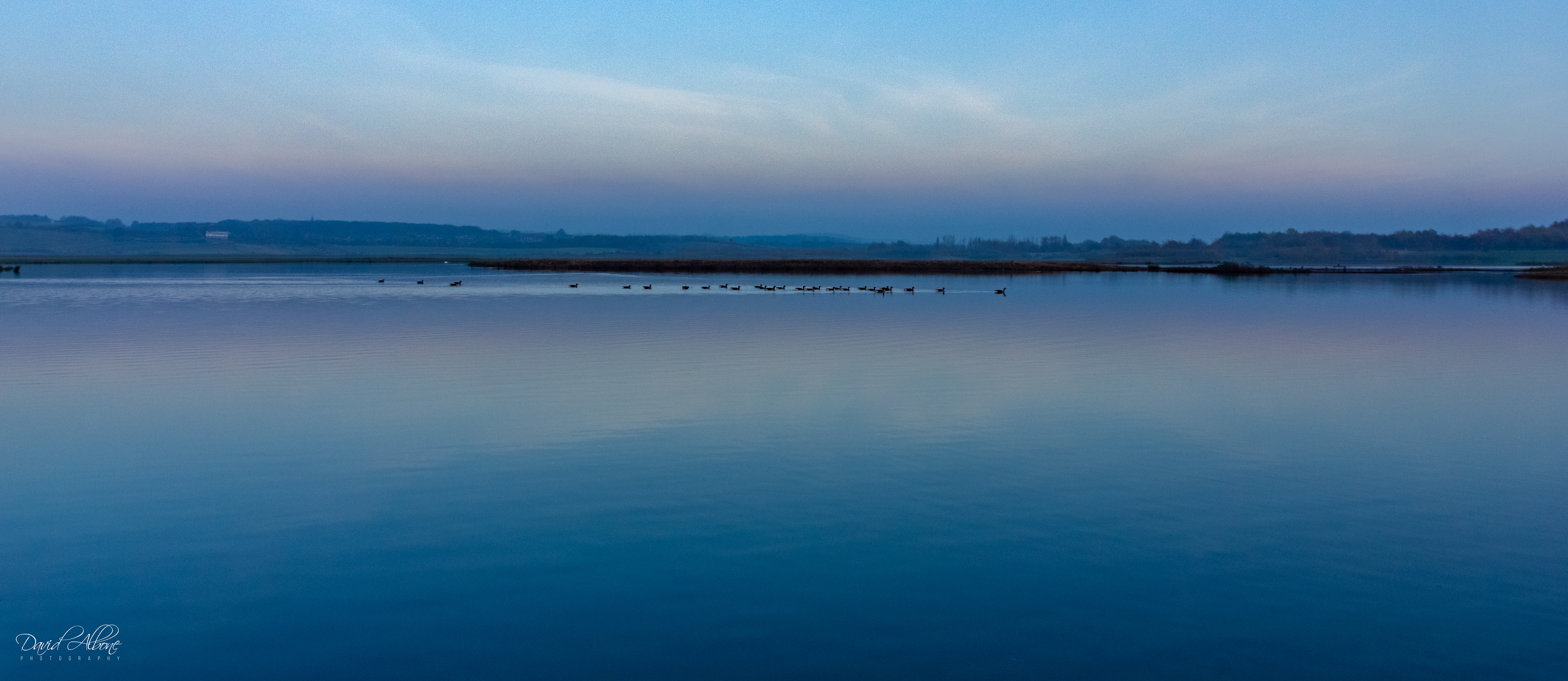 Dusk at St Aidan's