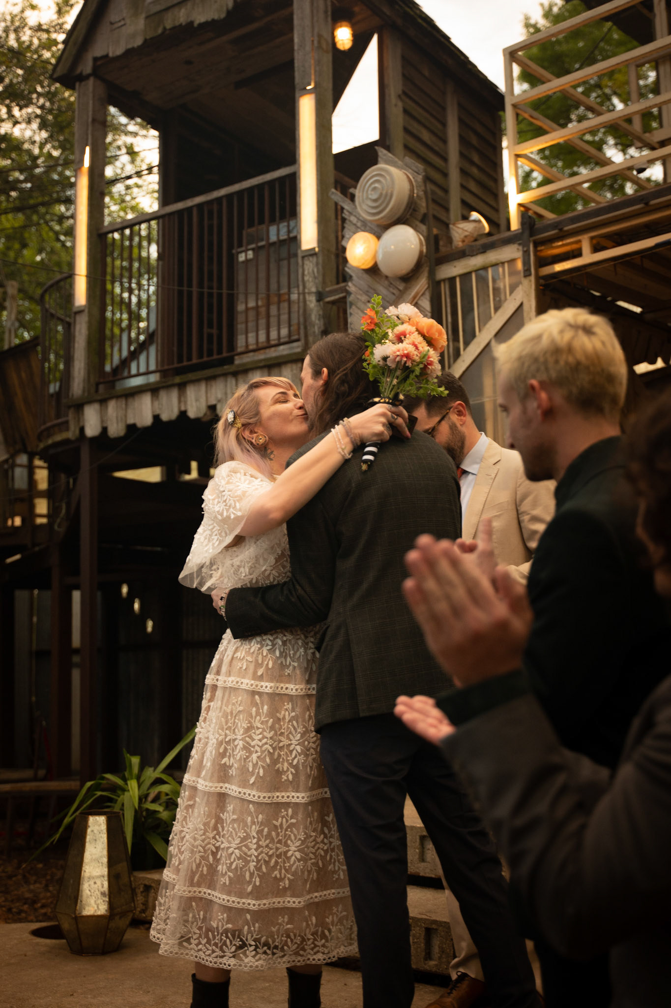 Bee and Joey's WeddingMusic Box Village, New Orleans