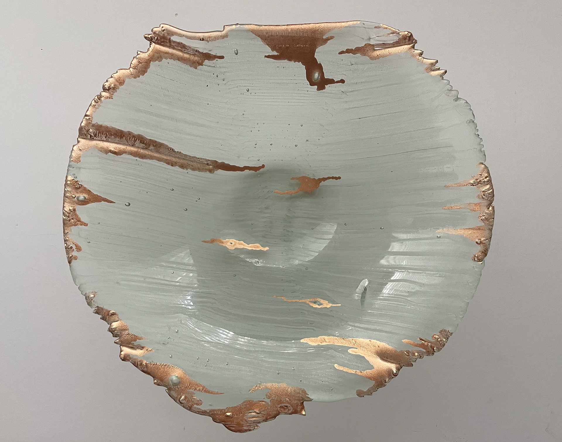 Recycled Glass 12" bowl 2 (Not for Sale)
