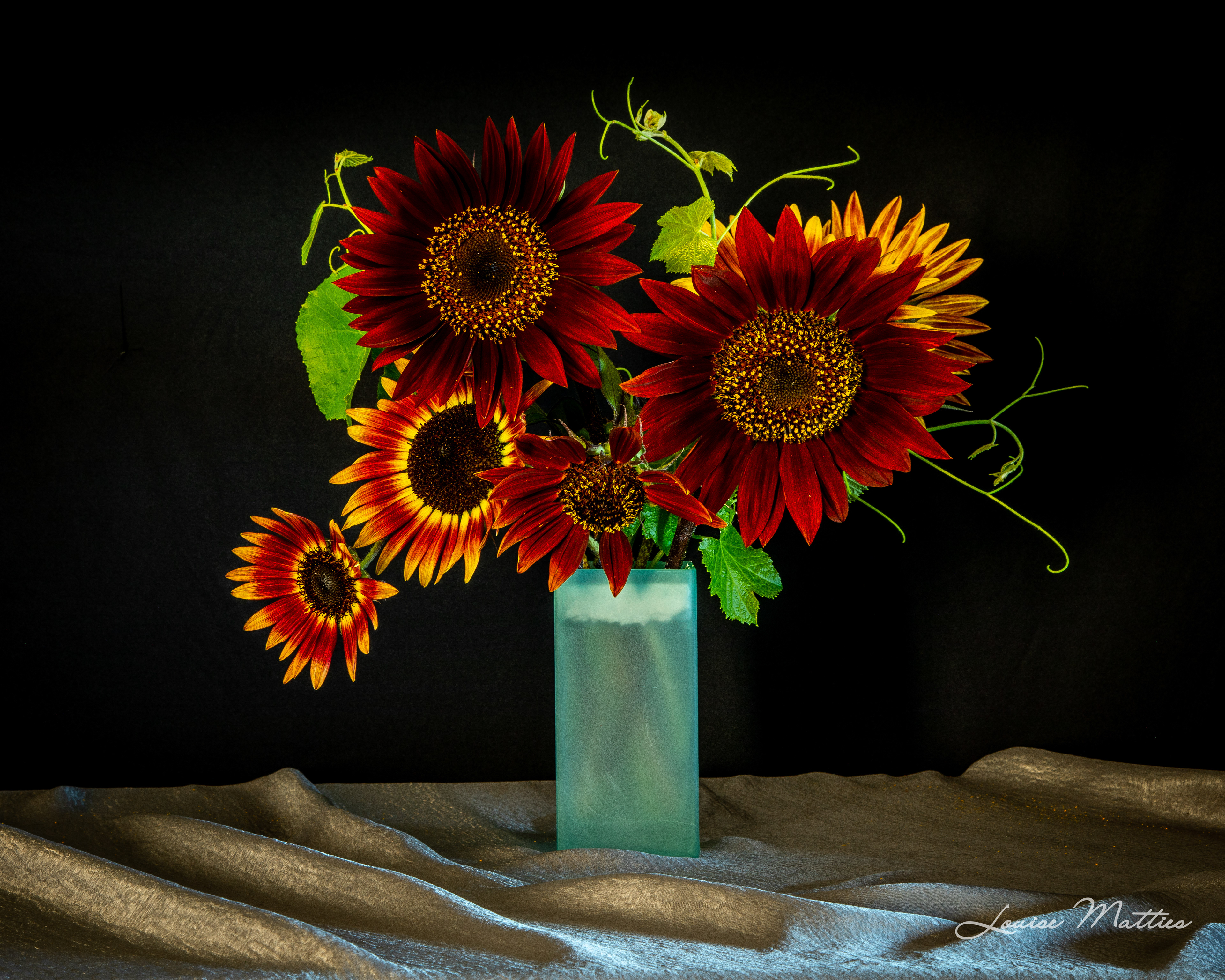 Sunflowers Vase 4