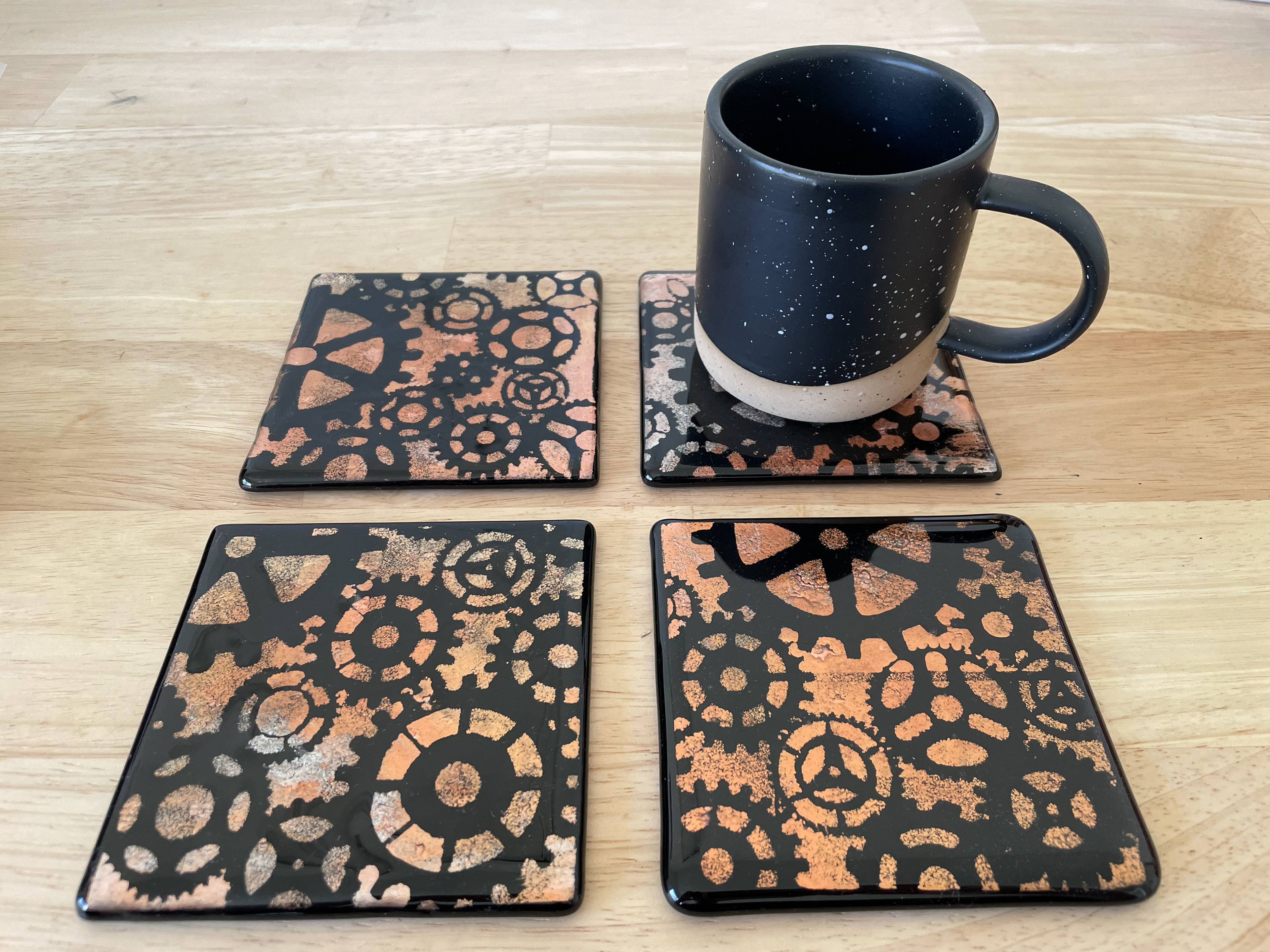 Gear coasters - 2 (SOLD)