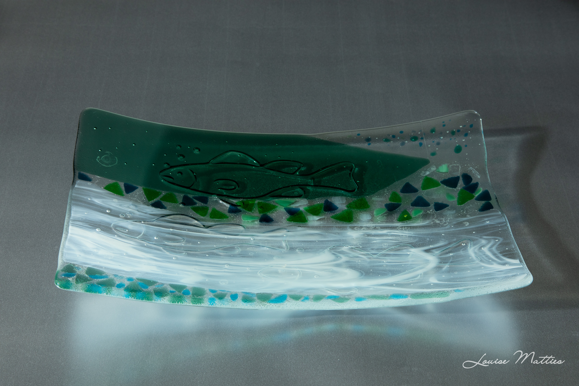 Fish platter 11"x7" - 1  (SOLD)